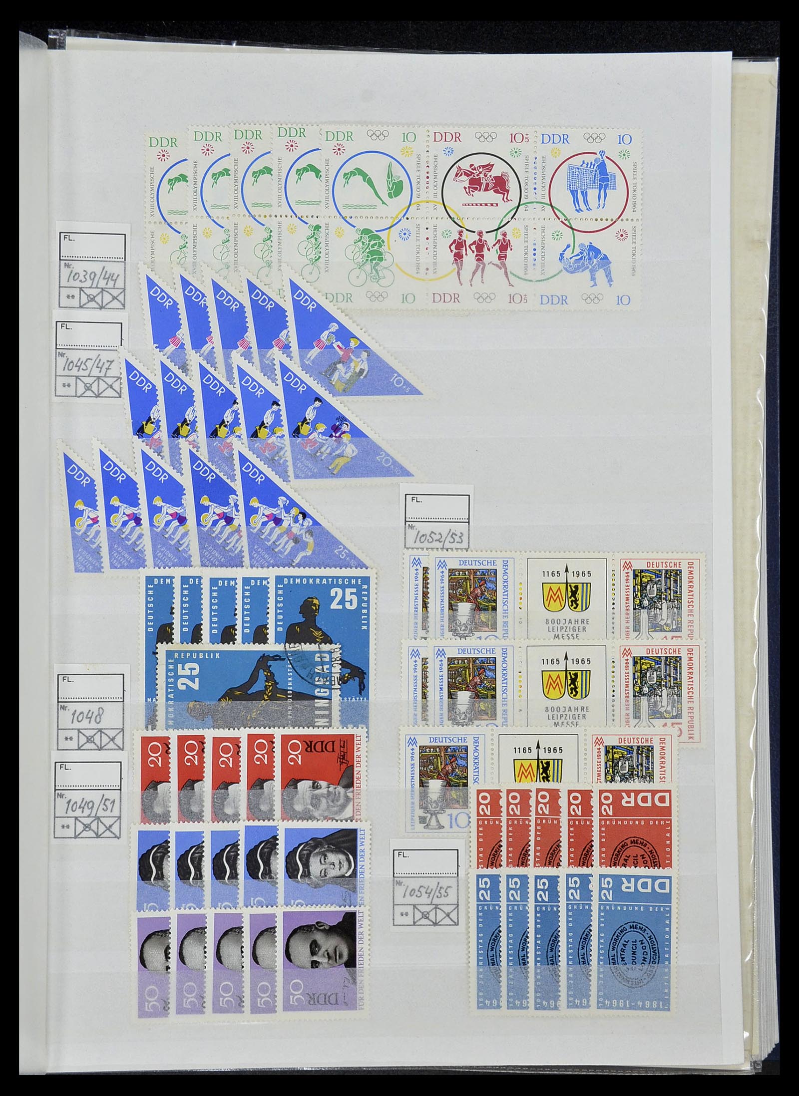 34517 043 - Postzegelverzameling 34517 DDR 1949-1990.