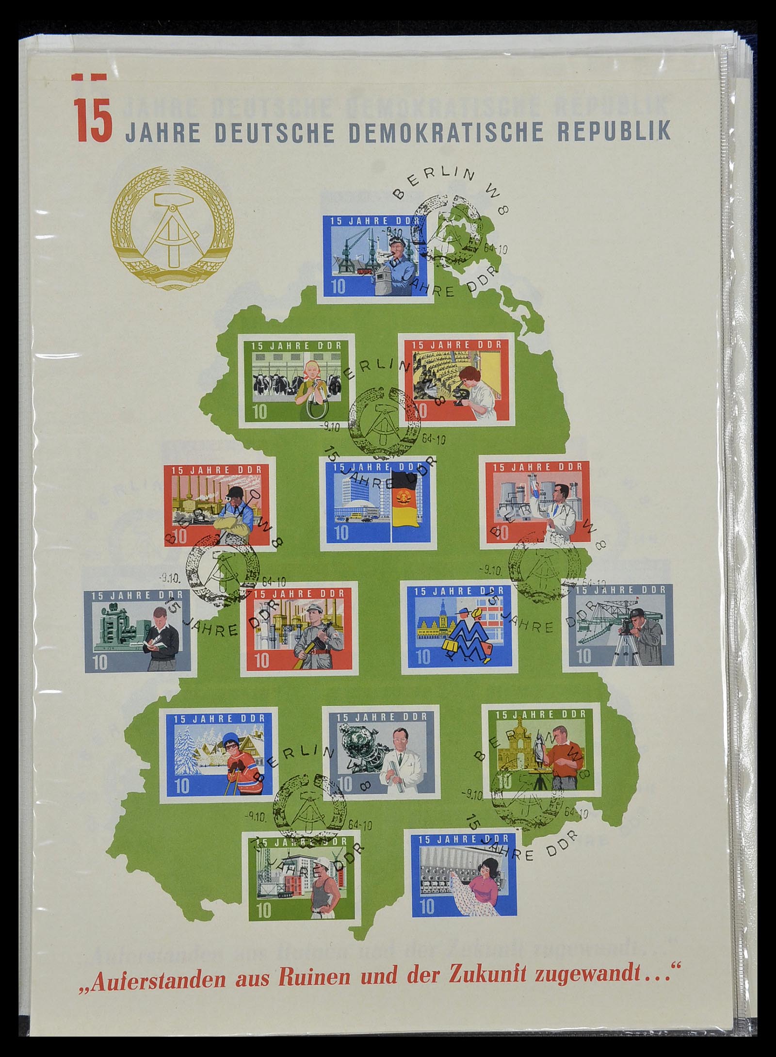34517 046 - Postzegelverzameling 34517 DDR 1949-1990.