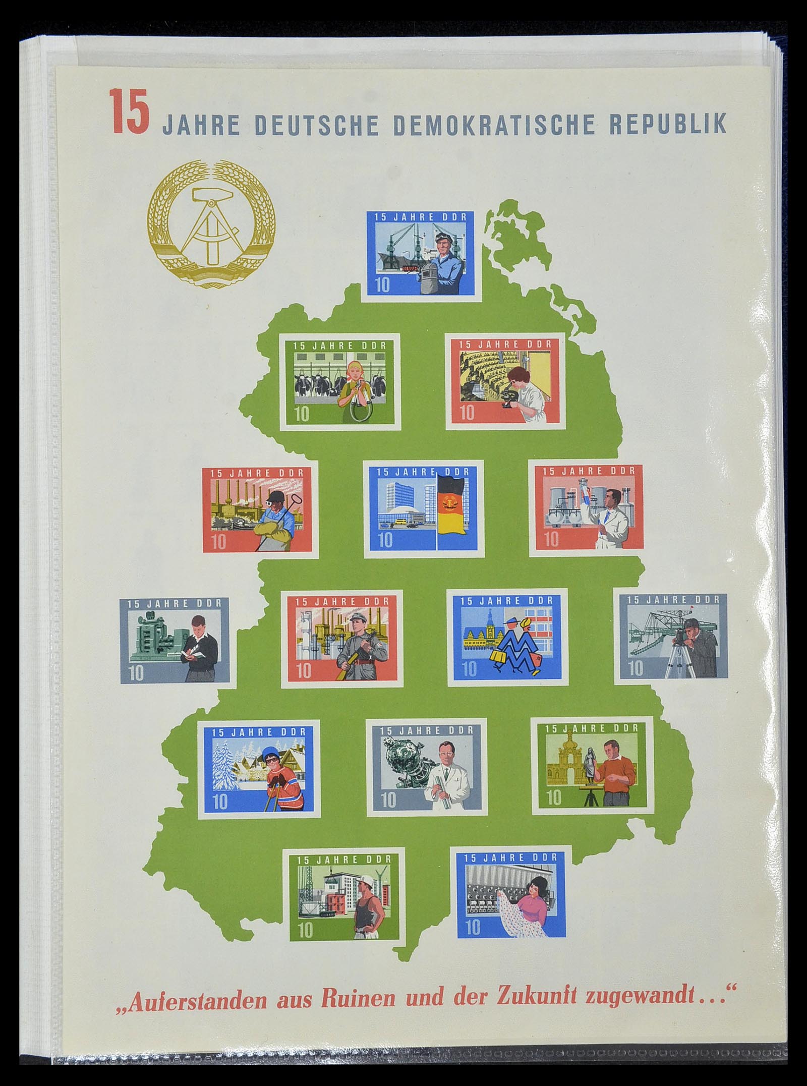 34517 047 - Postzegelverzameling 34517 DDR 1949-1990.