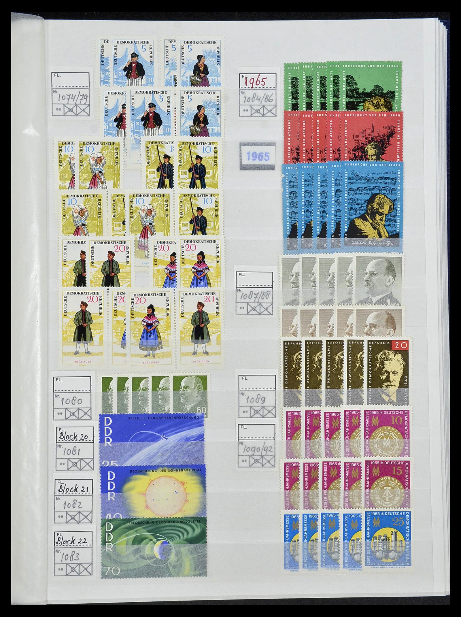 34517 048 - Postzegelverzameling 34517 DDR 1949-1990.