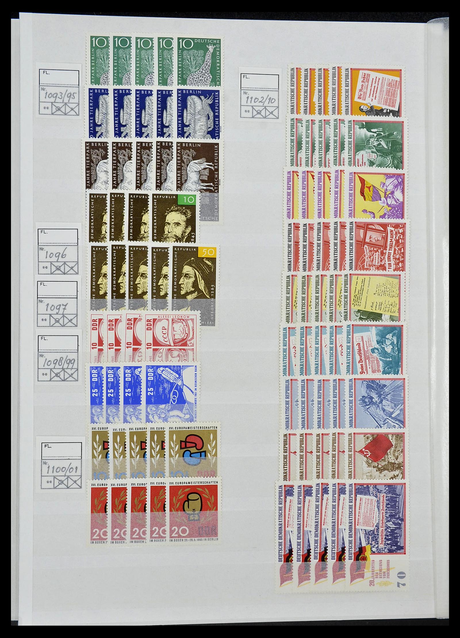 34517 049 - Stamp Collection 34517 GDR 1949-1990.