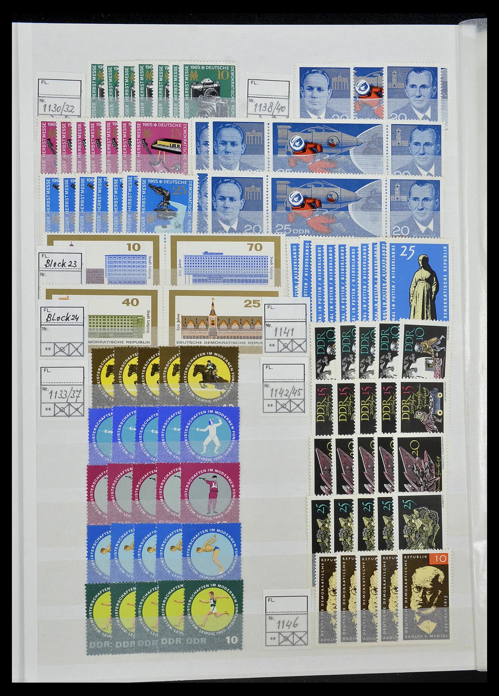 34517 051 - Postzegelverzameling 34517 DDR 1949-1990.