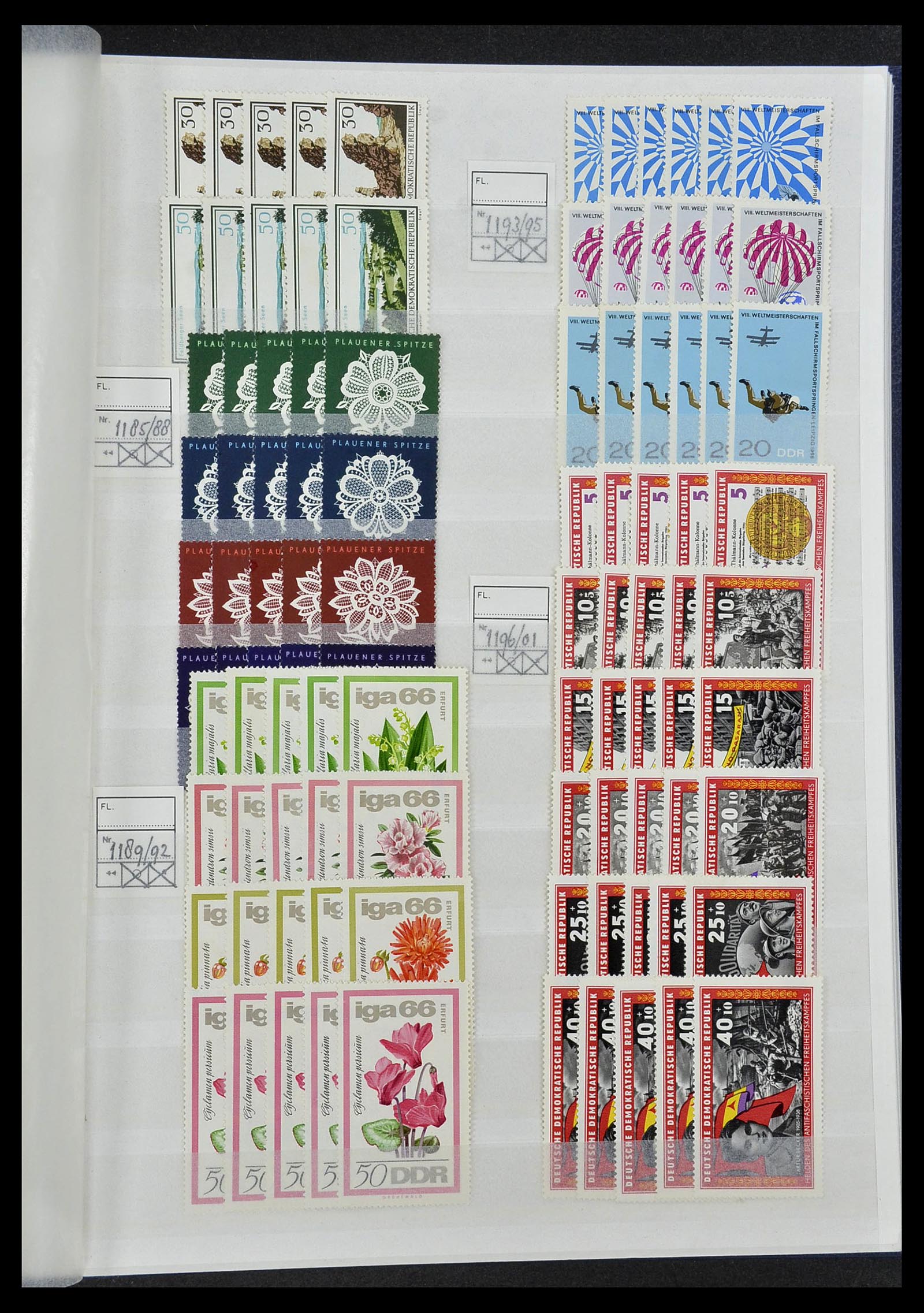 34517 054 - Postzegelverzameling 34517 DDR 1949-1990.