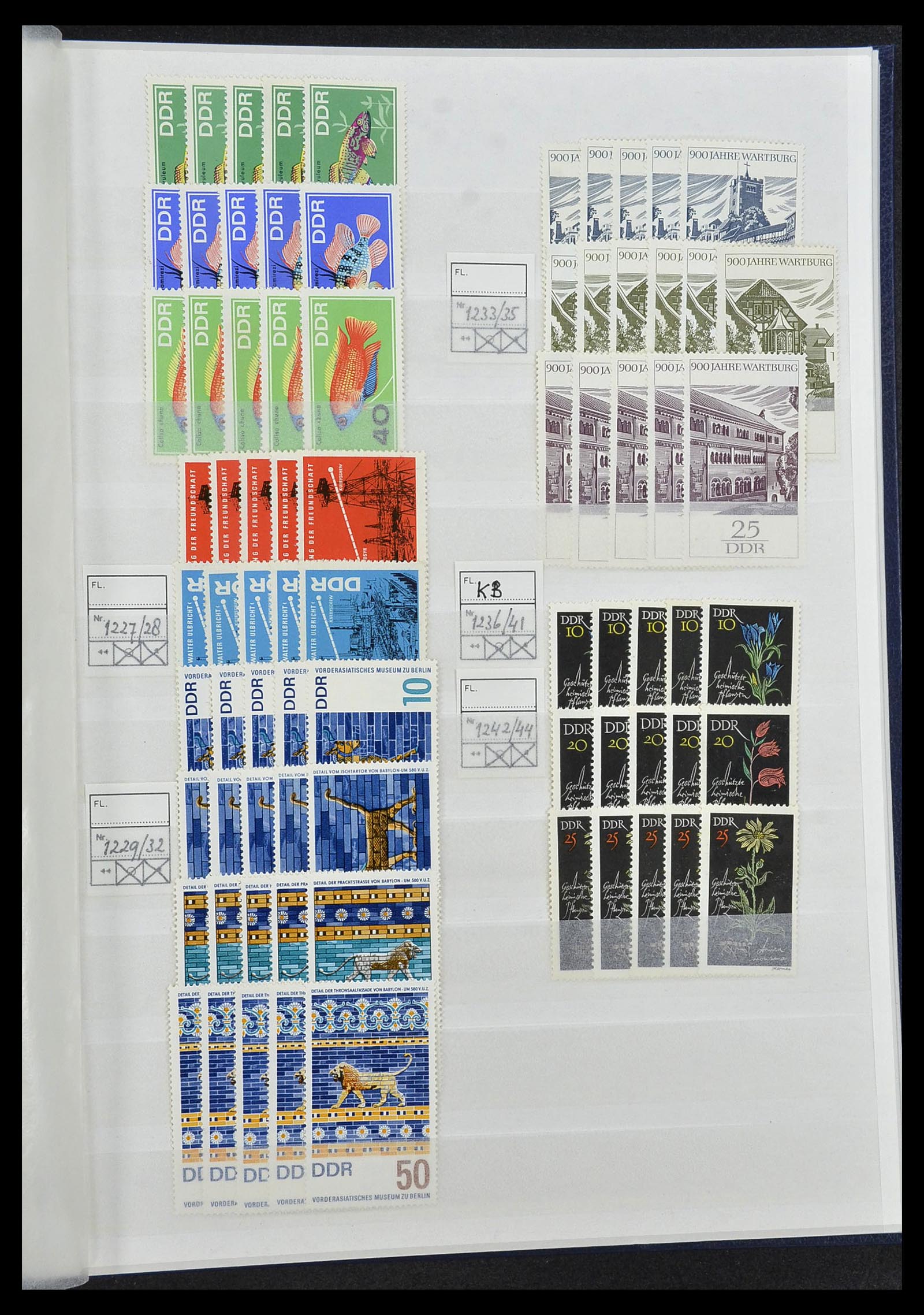 34517 056 - Postzegelverzameling 34517 DDR 1949-1990.