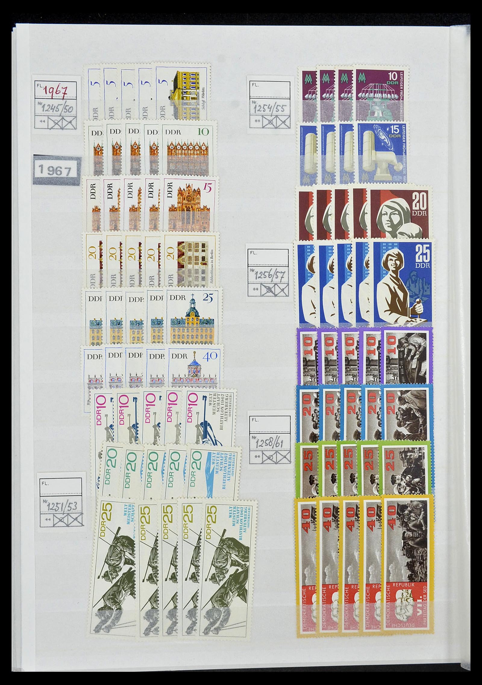 34517 057 - Postzegelverzameling 34517 DDR 1949-1990.
