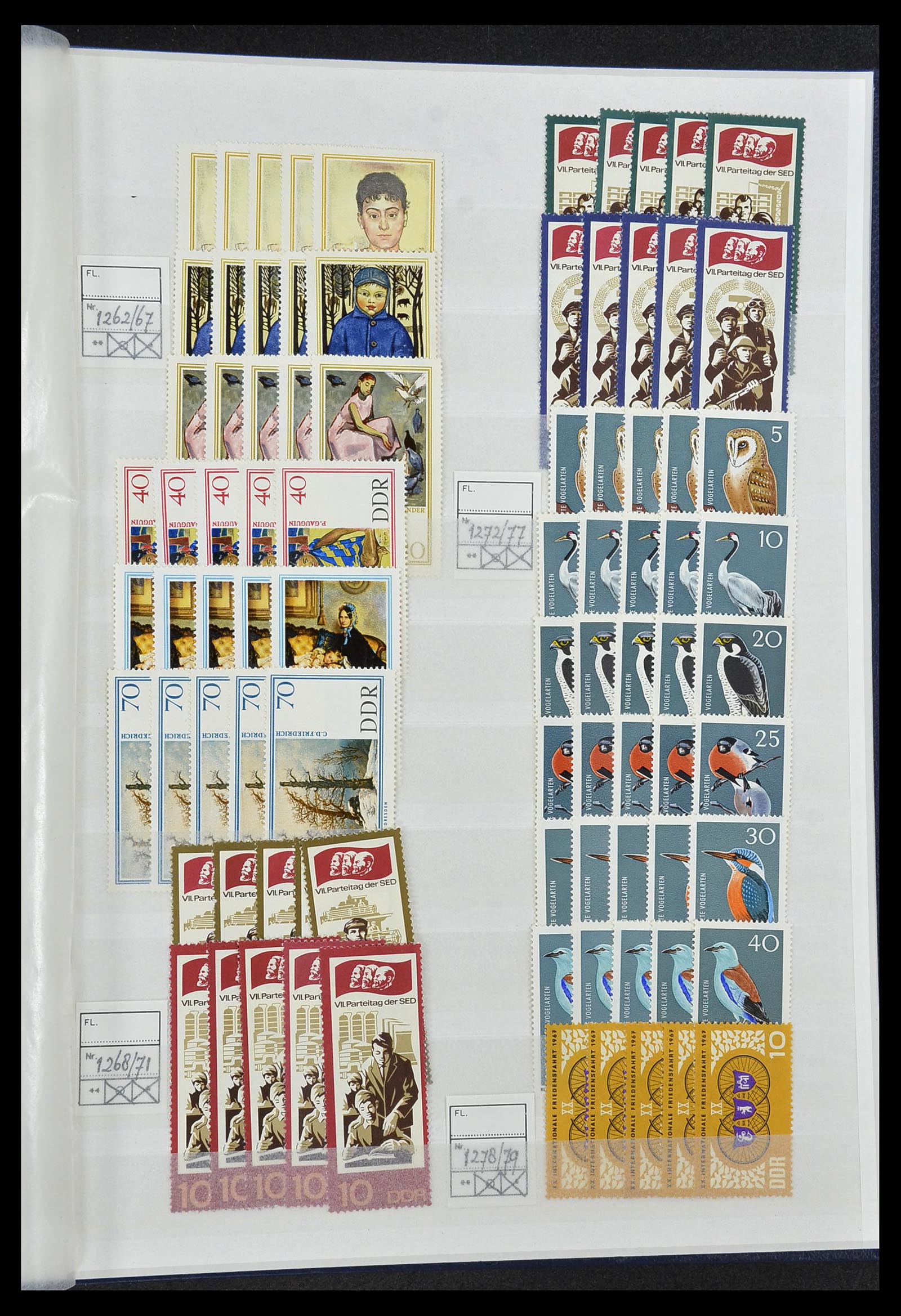 34517 058 - Stamp Collection 34517 GDR 1949-1990.