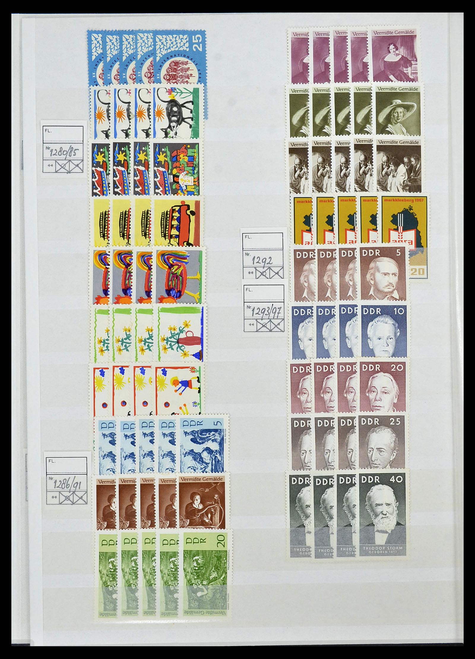 34517 059 - Stamp Collection 34517 GDR 1949-1990.