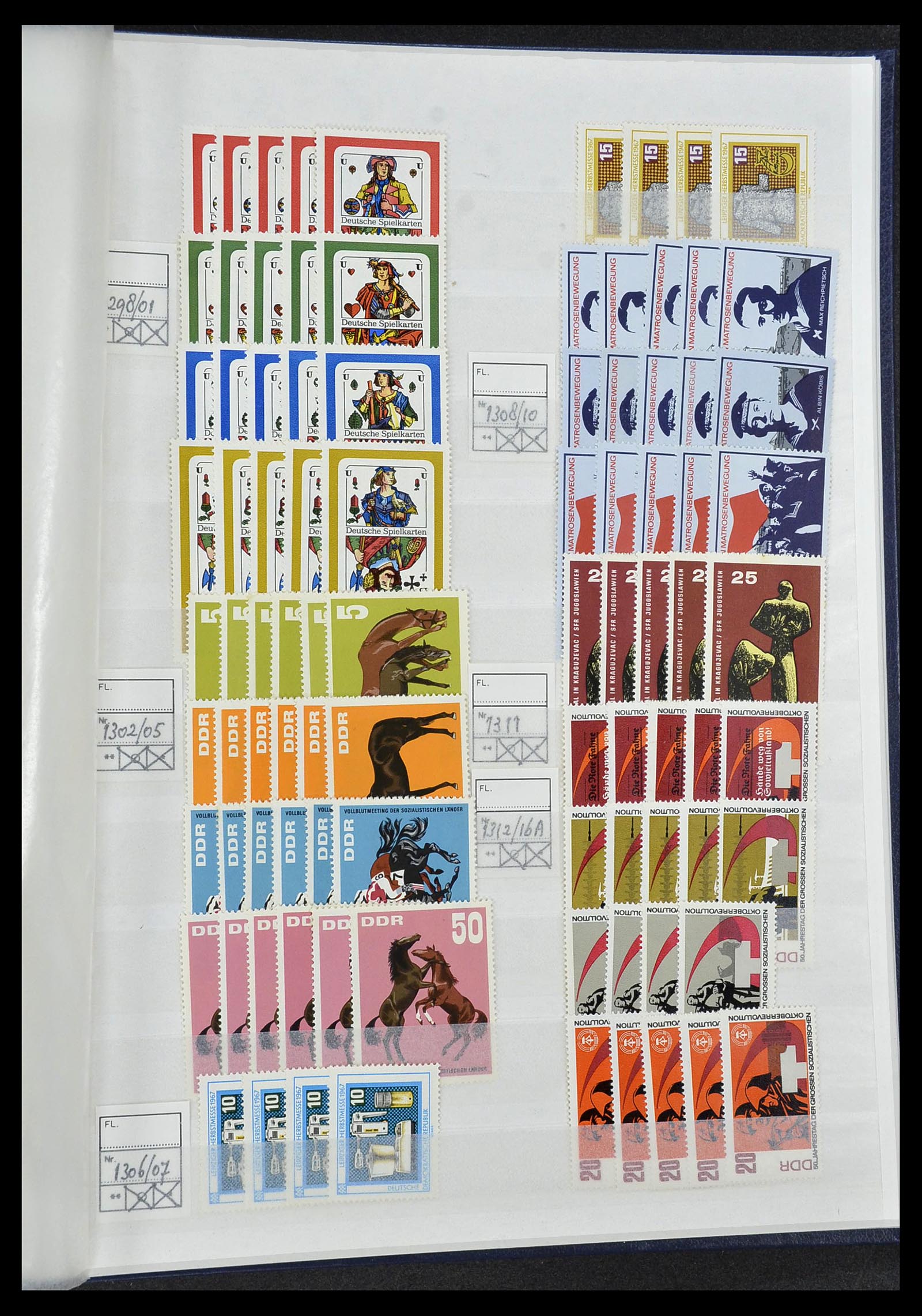 34517 060 - Postzegelverzameling 34517 DDR 1949-1990.