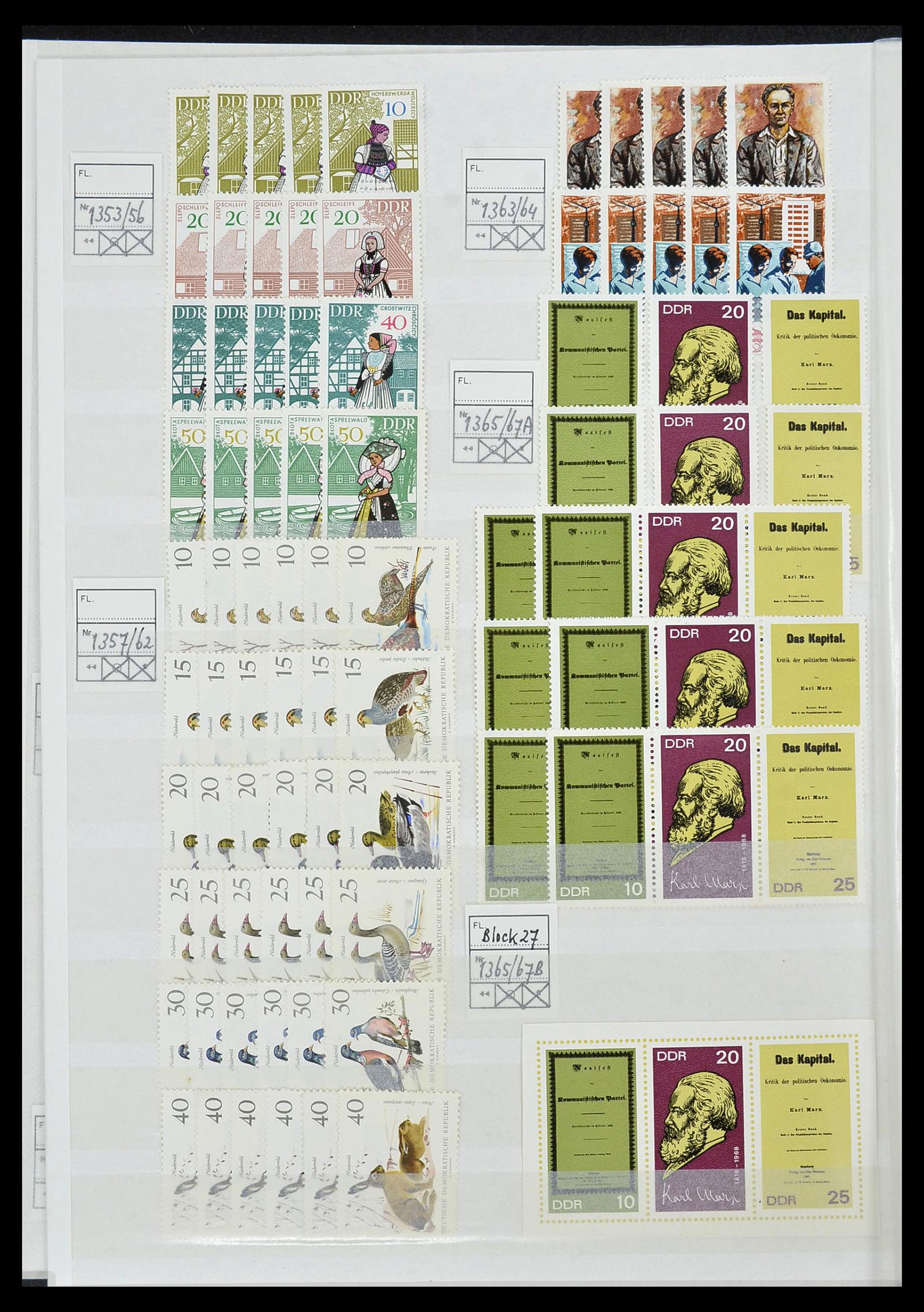 34517 063 - Postzegelverzameling 34517 DDR 1949-1990.