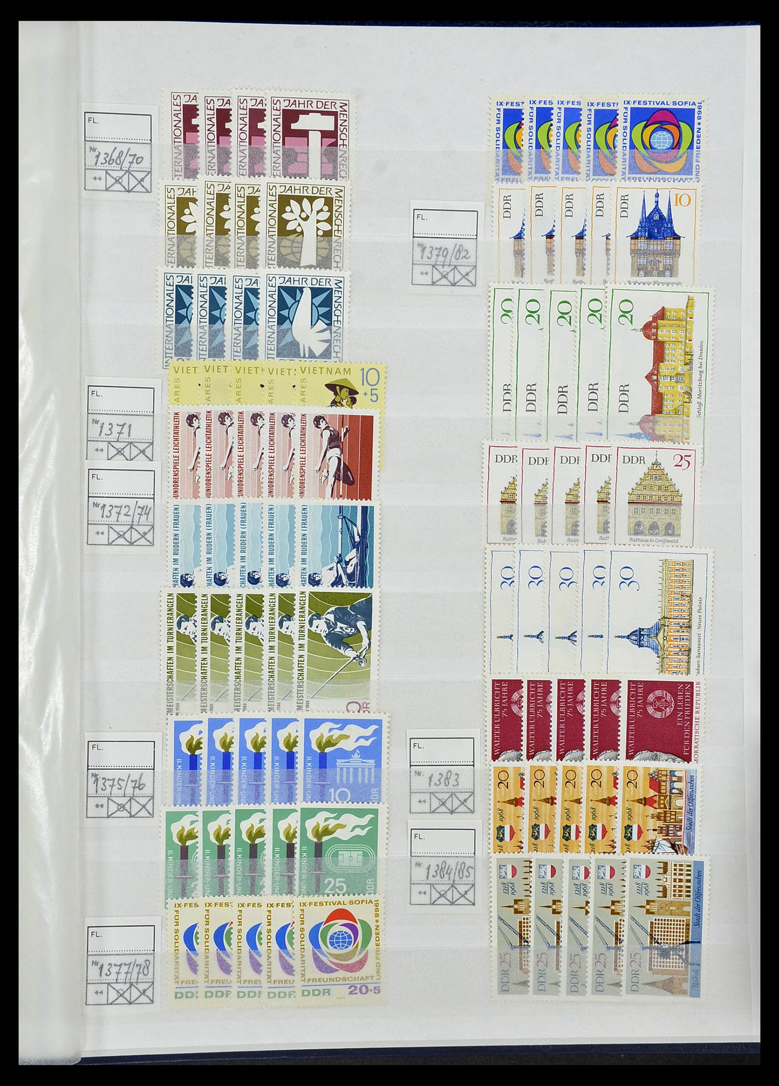 34517 064 - Postzegelverzameling 34517 DDR 1949-1990.
