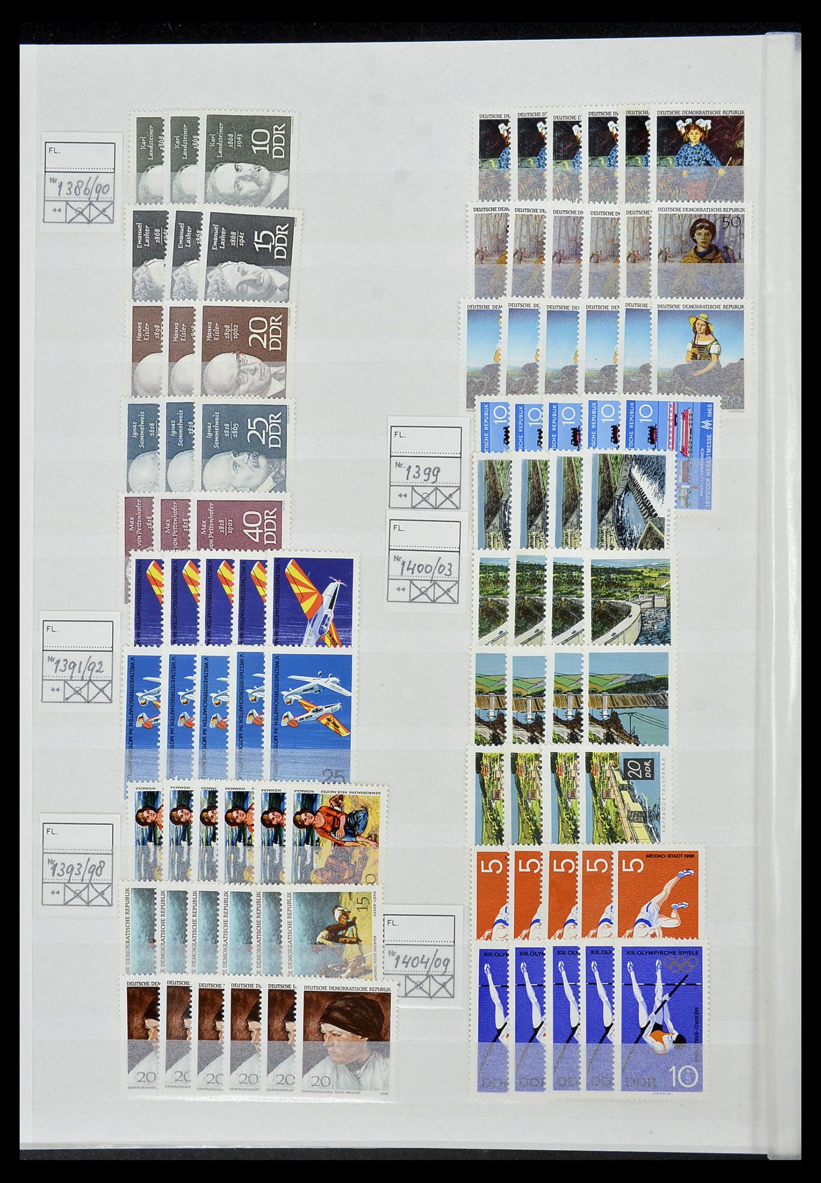 34517 065 - Stamp Collection 34517 GDR 1949-1990.