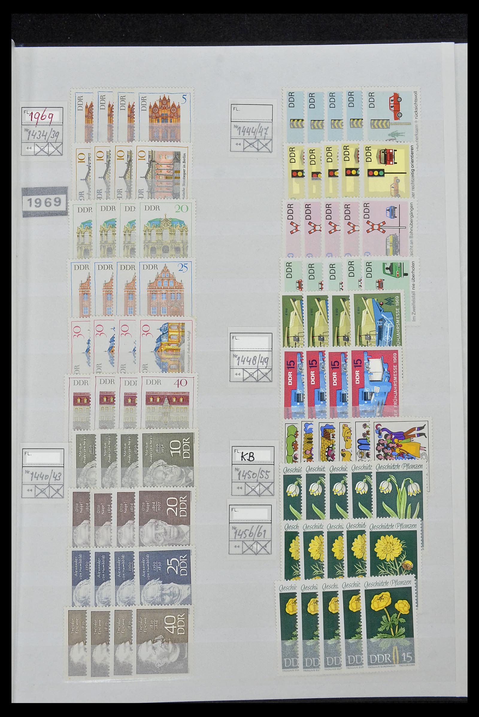 34517 068 - Postzegelverzameling 34517 DDR 1949-1990.