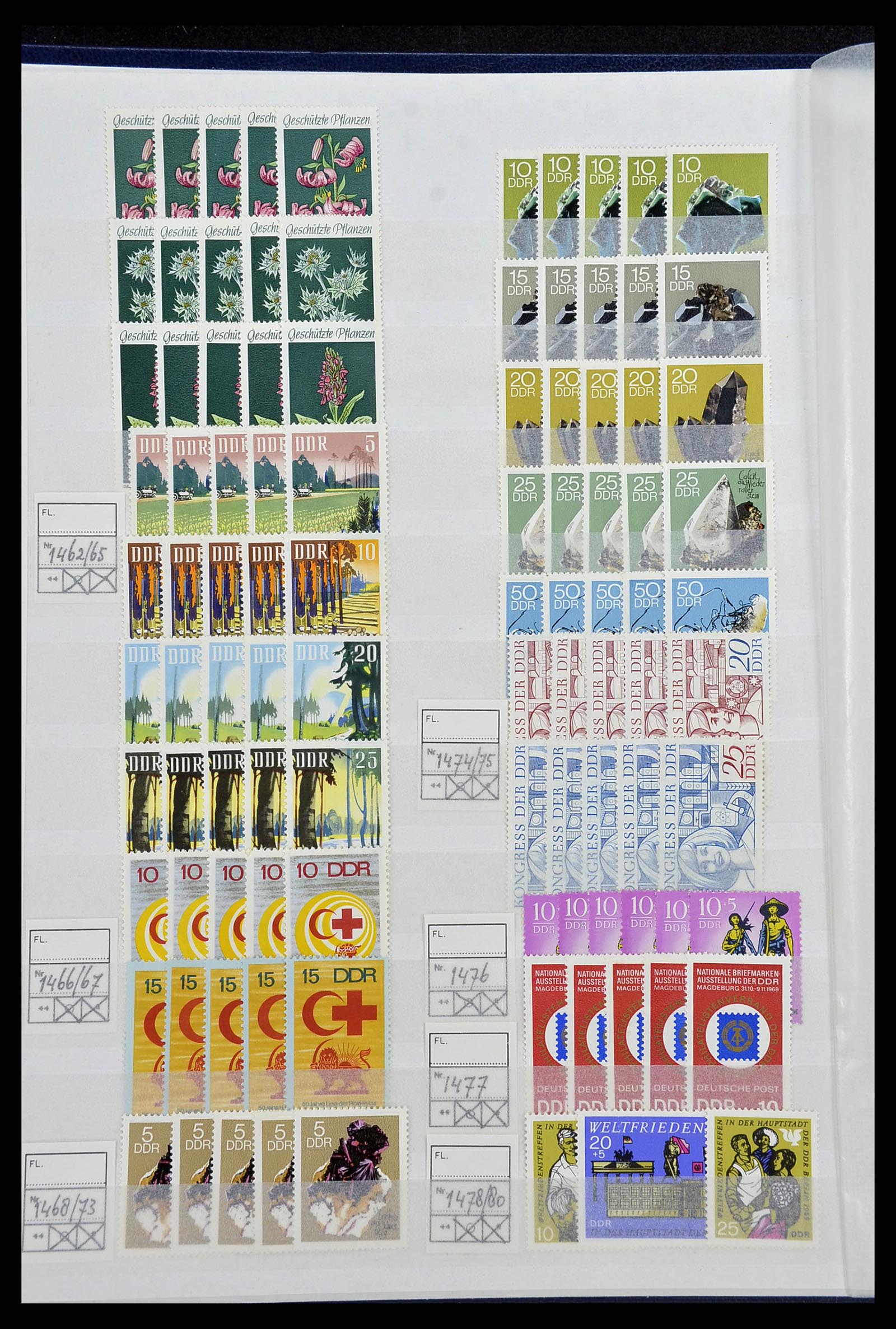 34517 069 - Stamp Collection 34517 GDR 1949-1990.