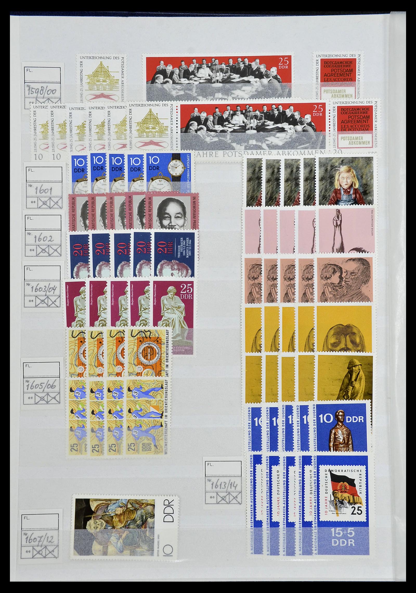 34517 077 - Postzegelverzameling 34517 DDR 1949-1990.