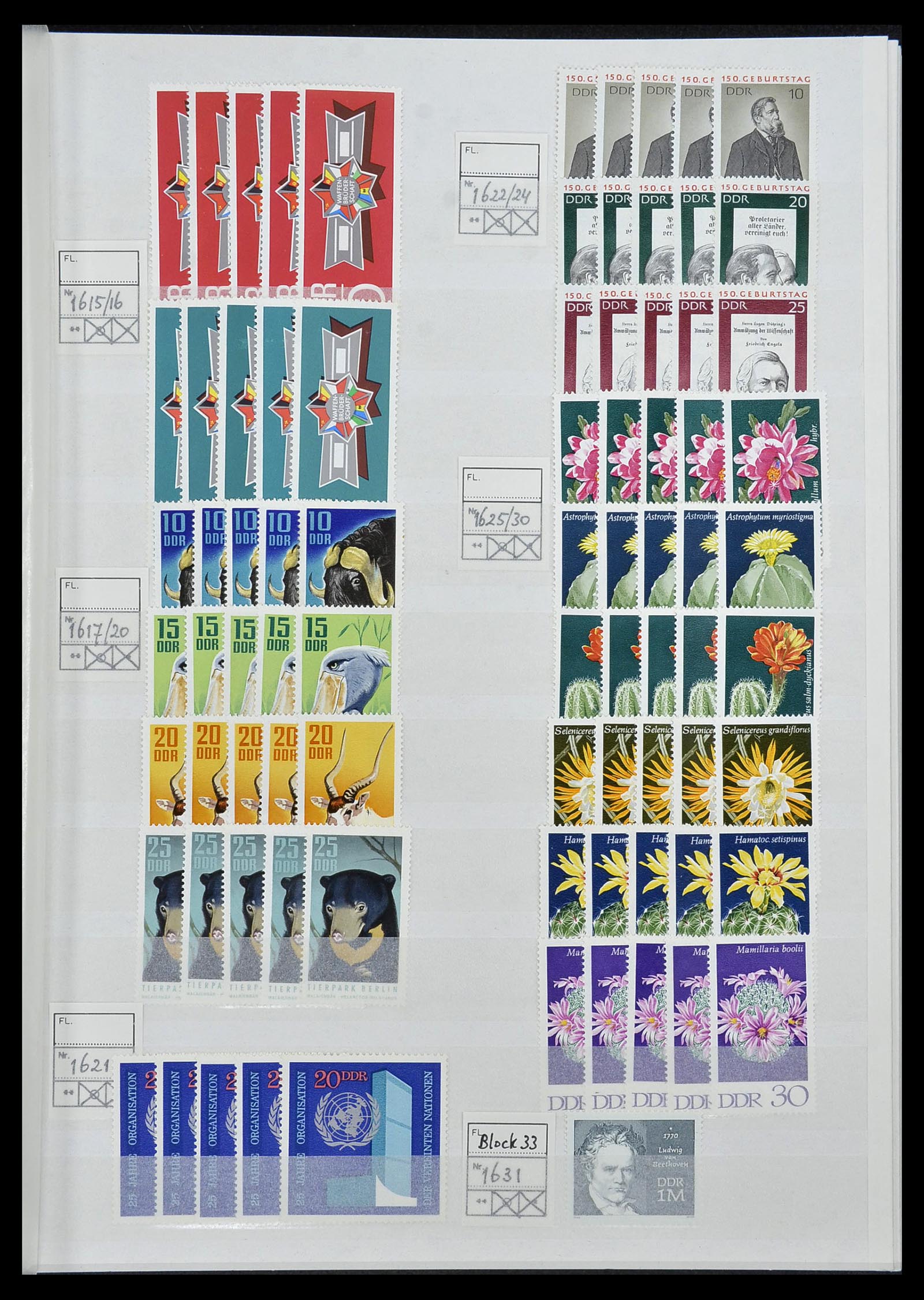 34517 078 - Stamp Collection 34517 GDR 1949-1990.