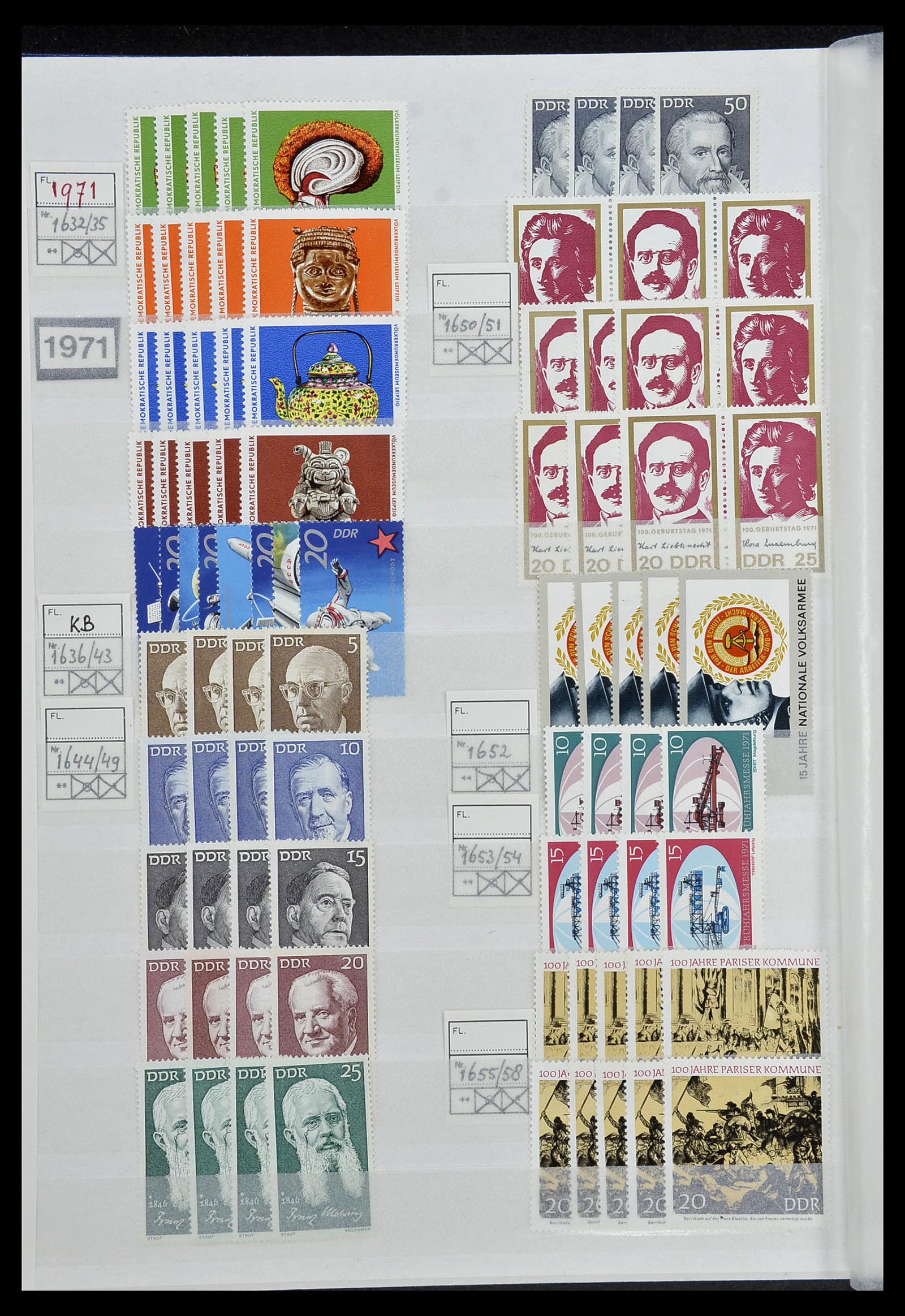 34517 079 - Stamp Collection 34517 GDR 1949-1990.