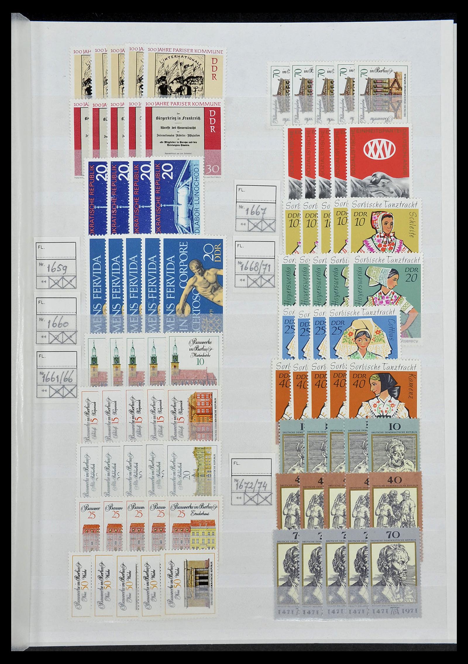 34517 080 - Postzegelverzameling 34517 DDR 1949-1990.