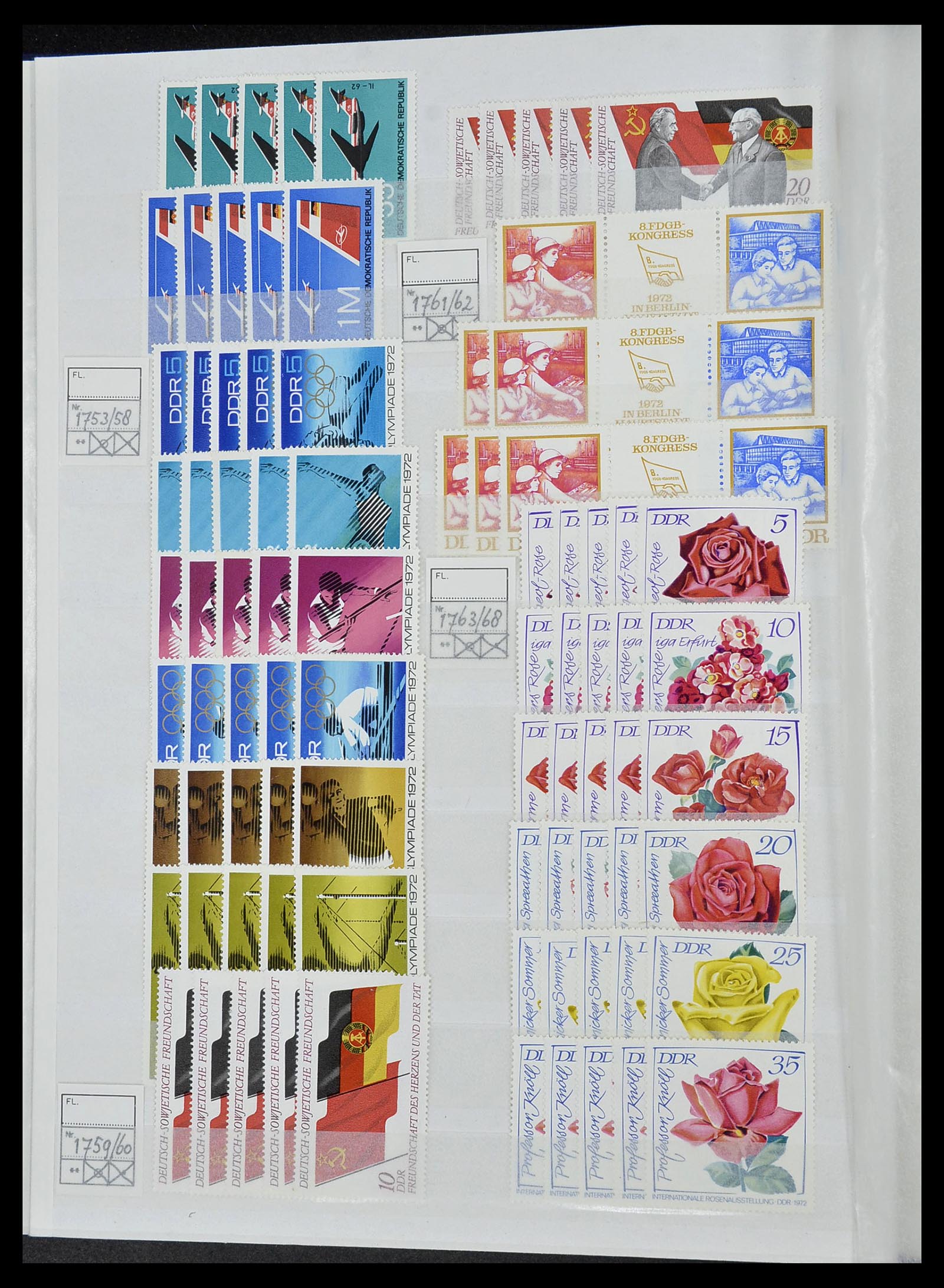 34517 085 - Postzegelverzameling 34517 DDR 1949-1990.
