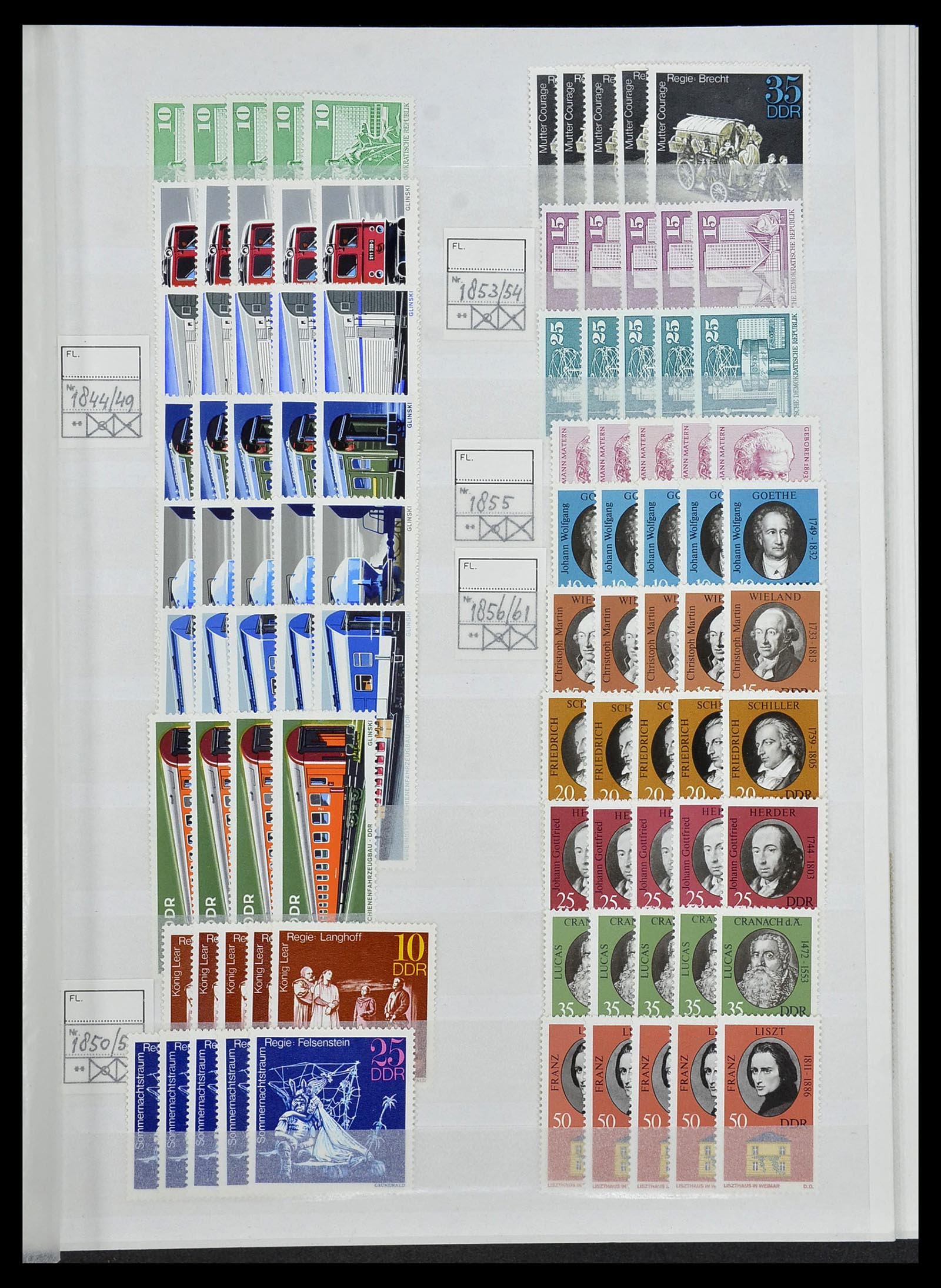 34517 090 - Stamp Collection 34517 GDR 1949-1990.