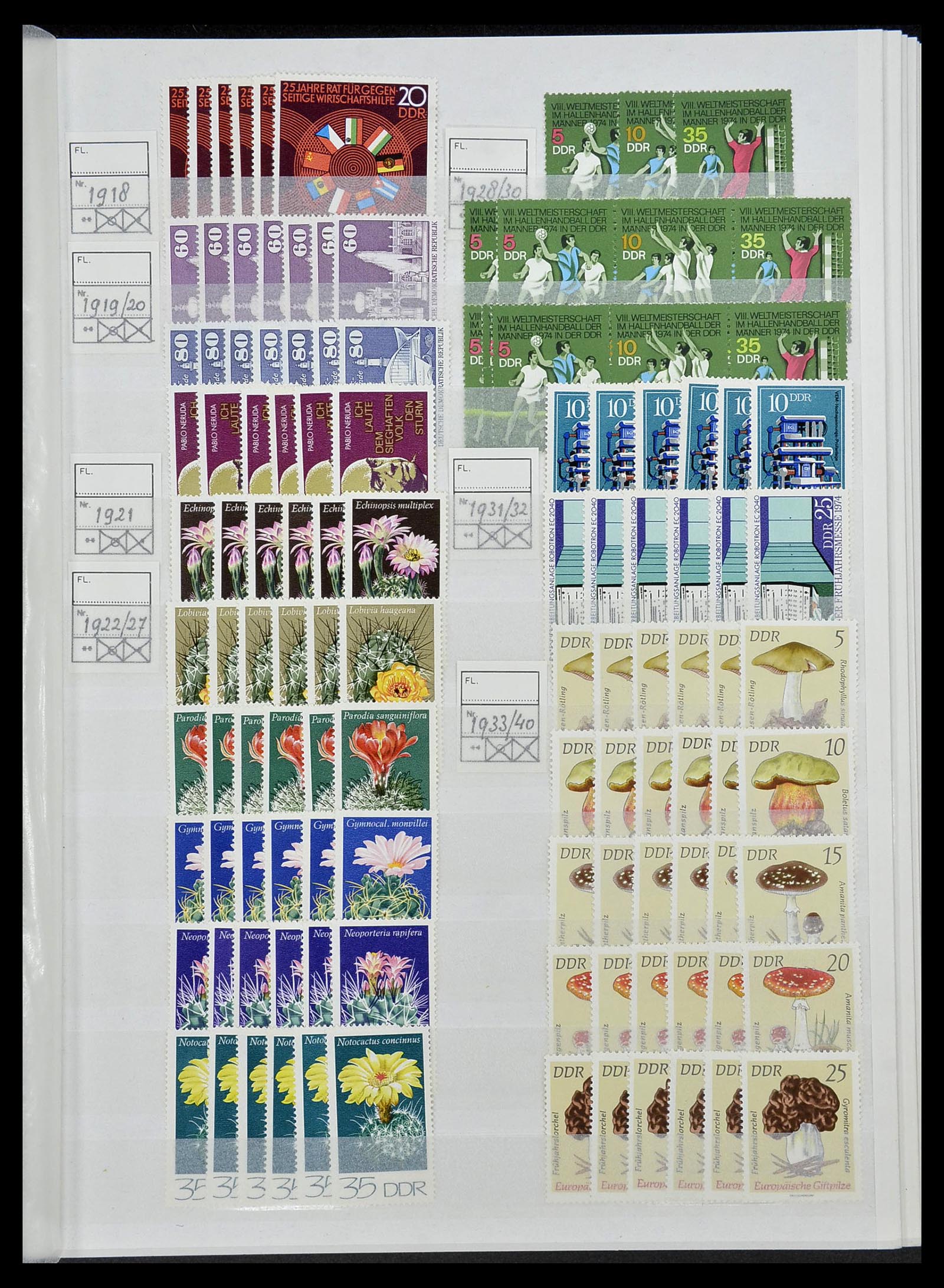 34517 094 - Stamp Collection 34517 GDR 1949-1990.