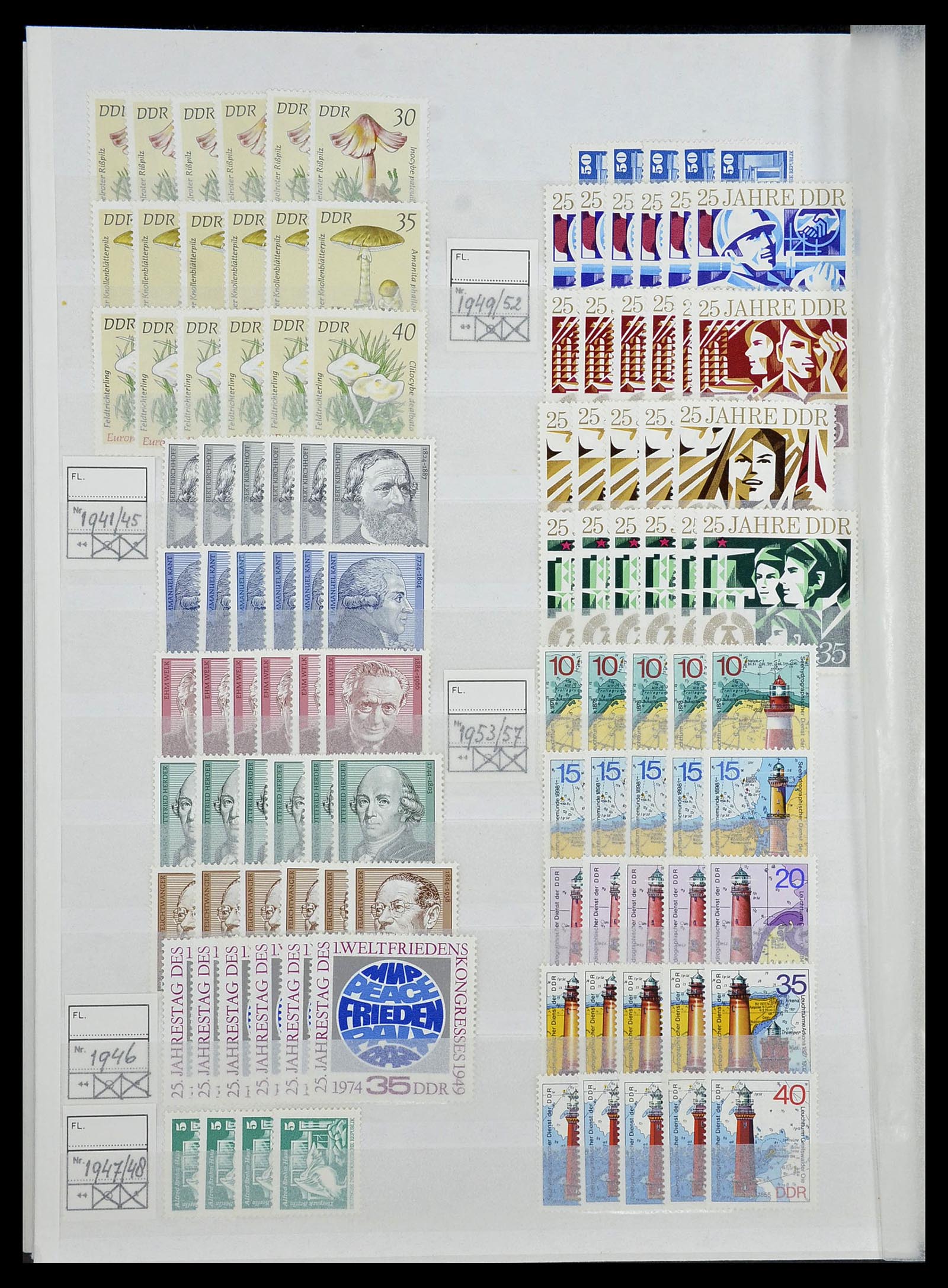 34517 095 - Stamp Collection 34517 GDR 1949-1990.