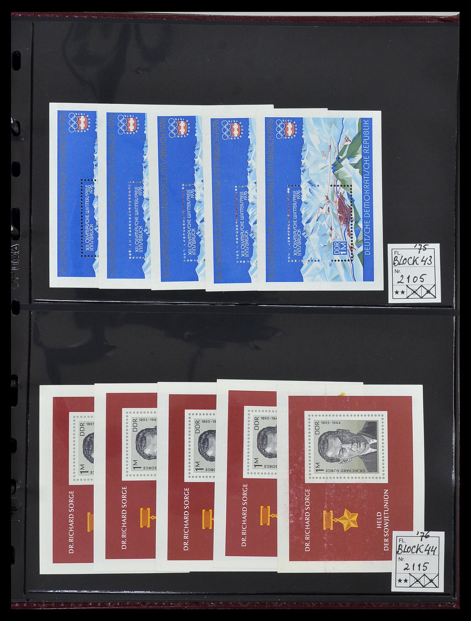 34517 209 - Stamp Collection 34517 GDR 1949-1990.