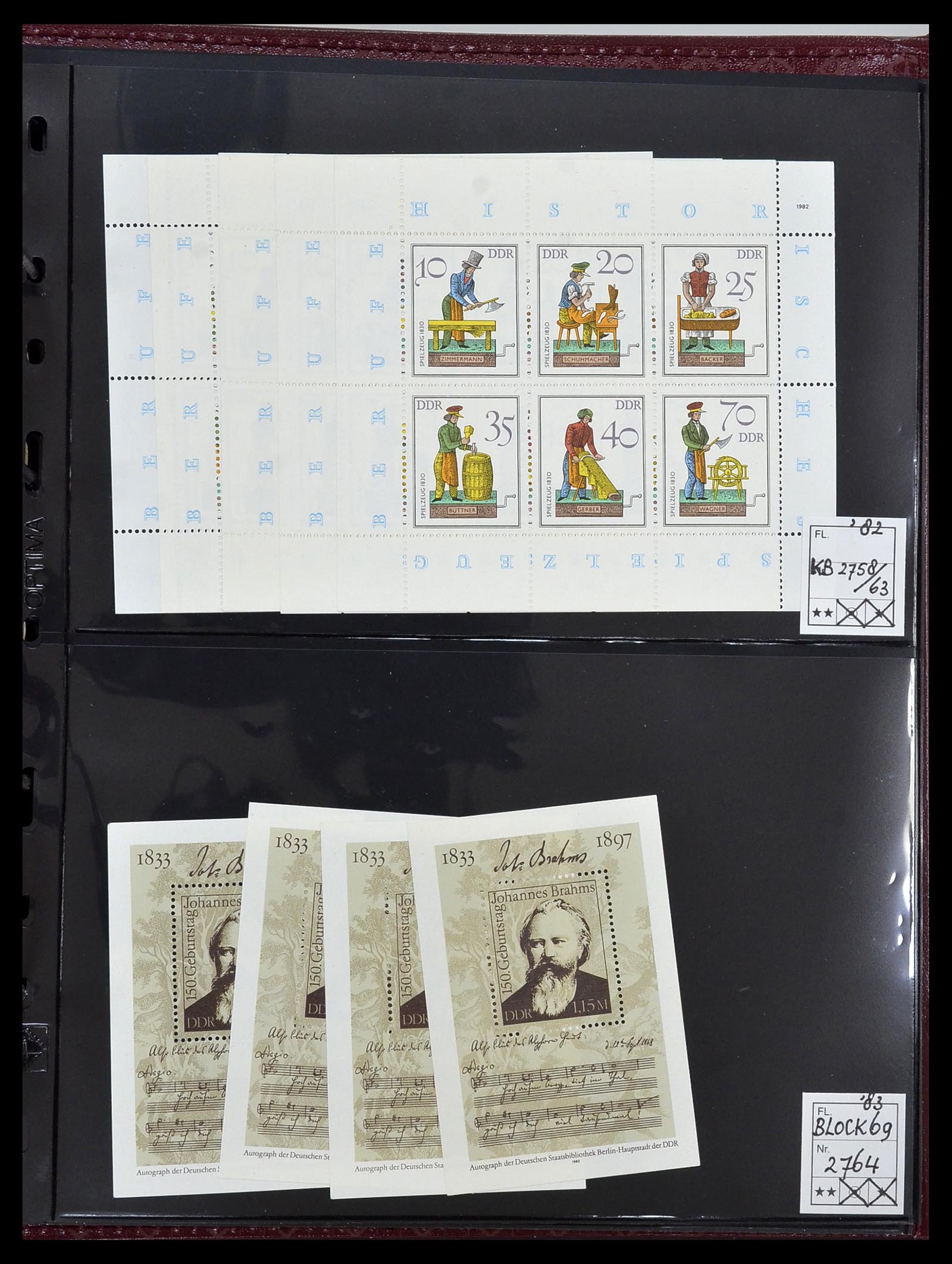 34517 227 - Postzegelverzameling 34517 DDR 1949-1990.