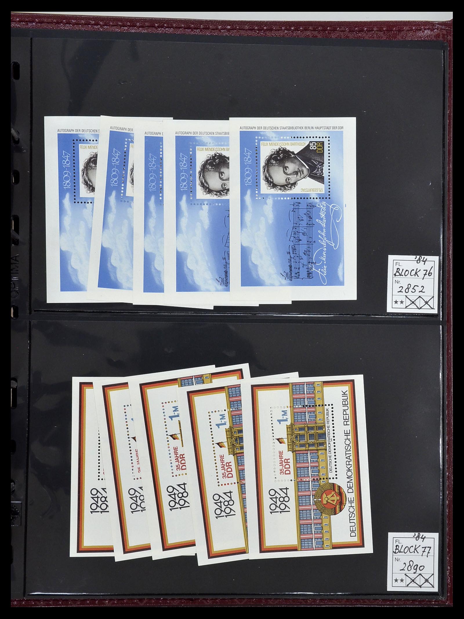 34517 231 - Postzegelverzameling 34517 DDR 1949-1990.