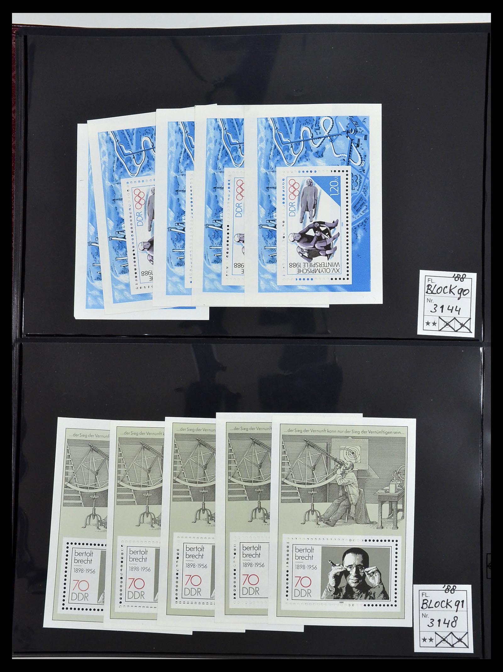 34517 240 - Postzegelverzameling 34517 DDR 1949-1990.