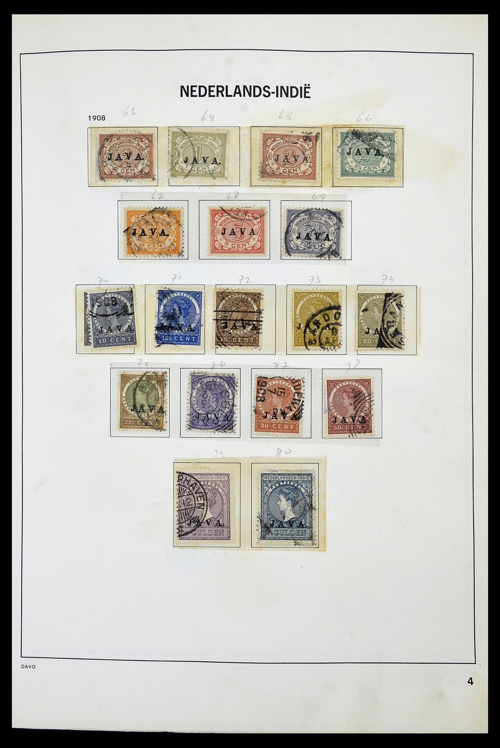 34520 004 - Postzegelverzameling 34520 Overzeese gebiedsdelen 1864-1975.