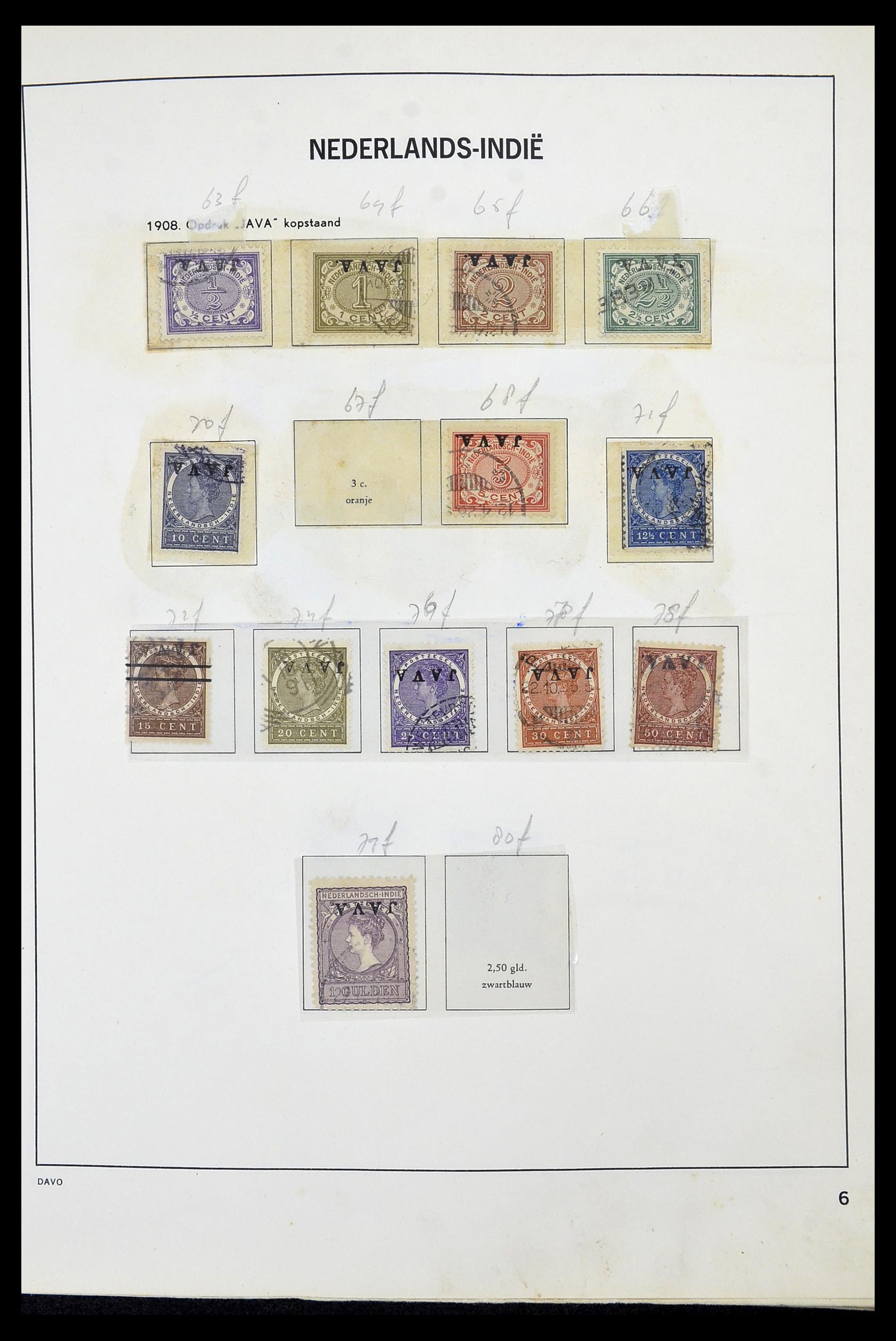 34520 006 - Postzegelverzameling 34520 Overzeese gebiedsdelen 1864-1975.