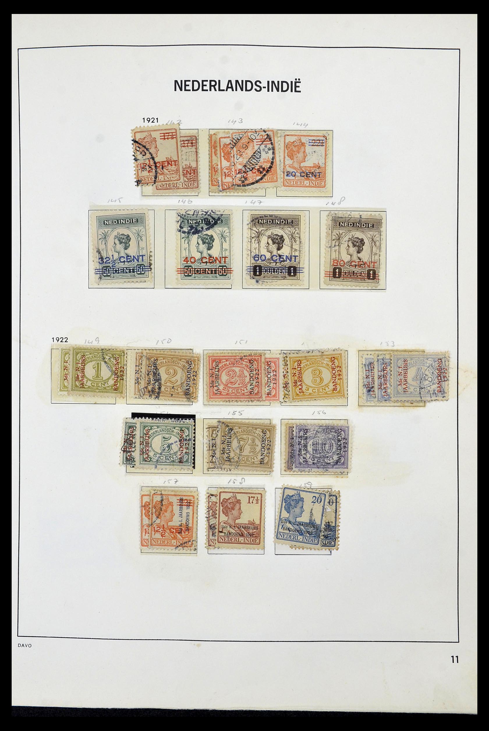 34520 011 - Postzegelverzameling 34520 Overzeese gebiedsdelen 1864-1975.