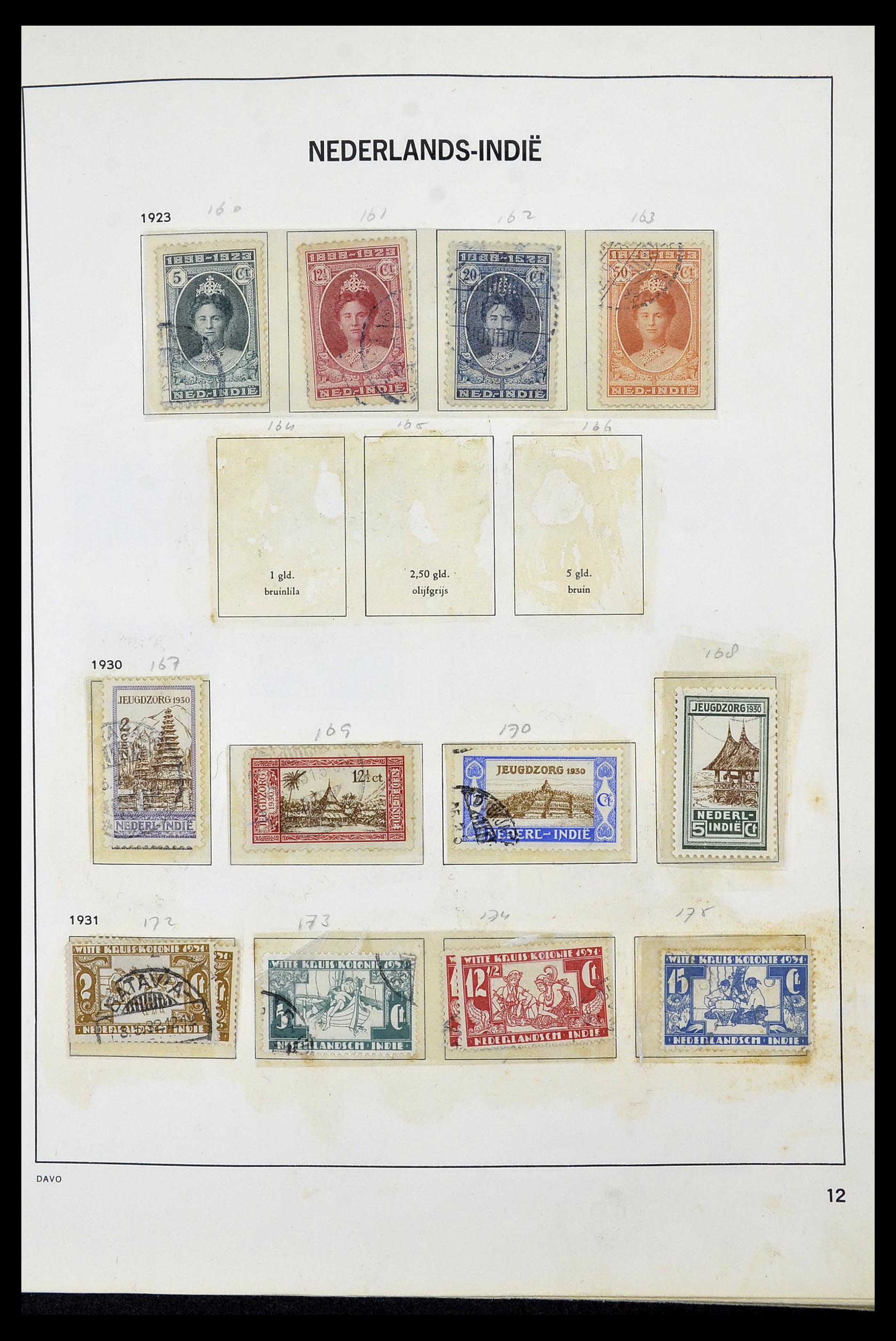 34520 012 - Postzegelverzameling 34520 Overzeese gebiedsdelen 1864-1975.