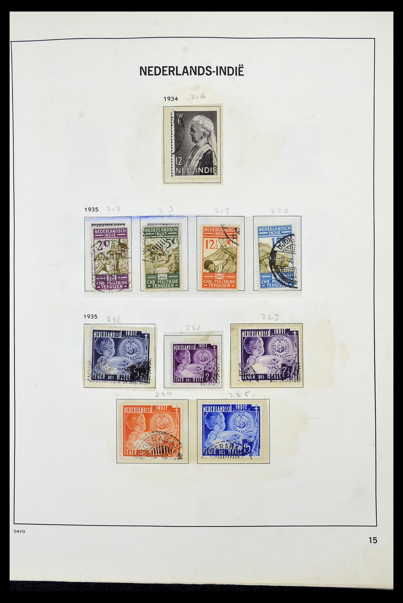 34520 015 - Postzegelverzameling 34520 Overzeese gebiedsdelen 1864-1975.
