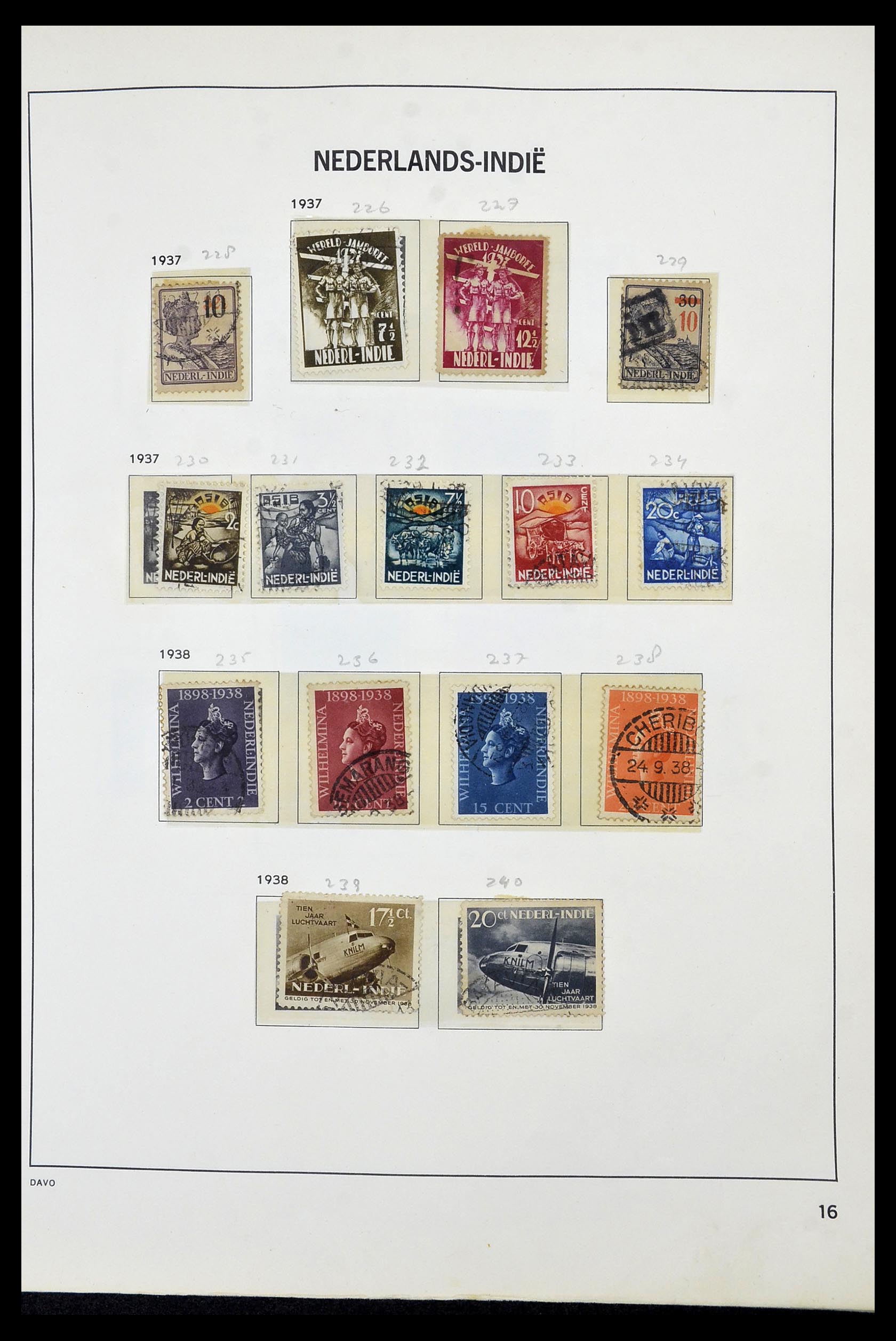 34520 016 - Stamp Collection 34520 Dutch territories 1864-1975.
