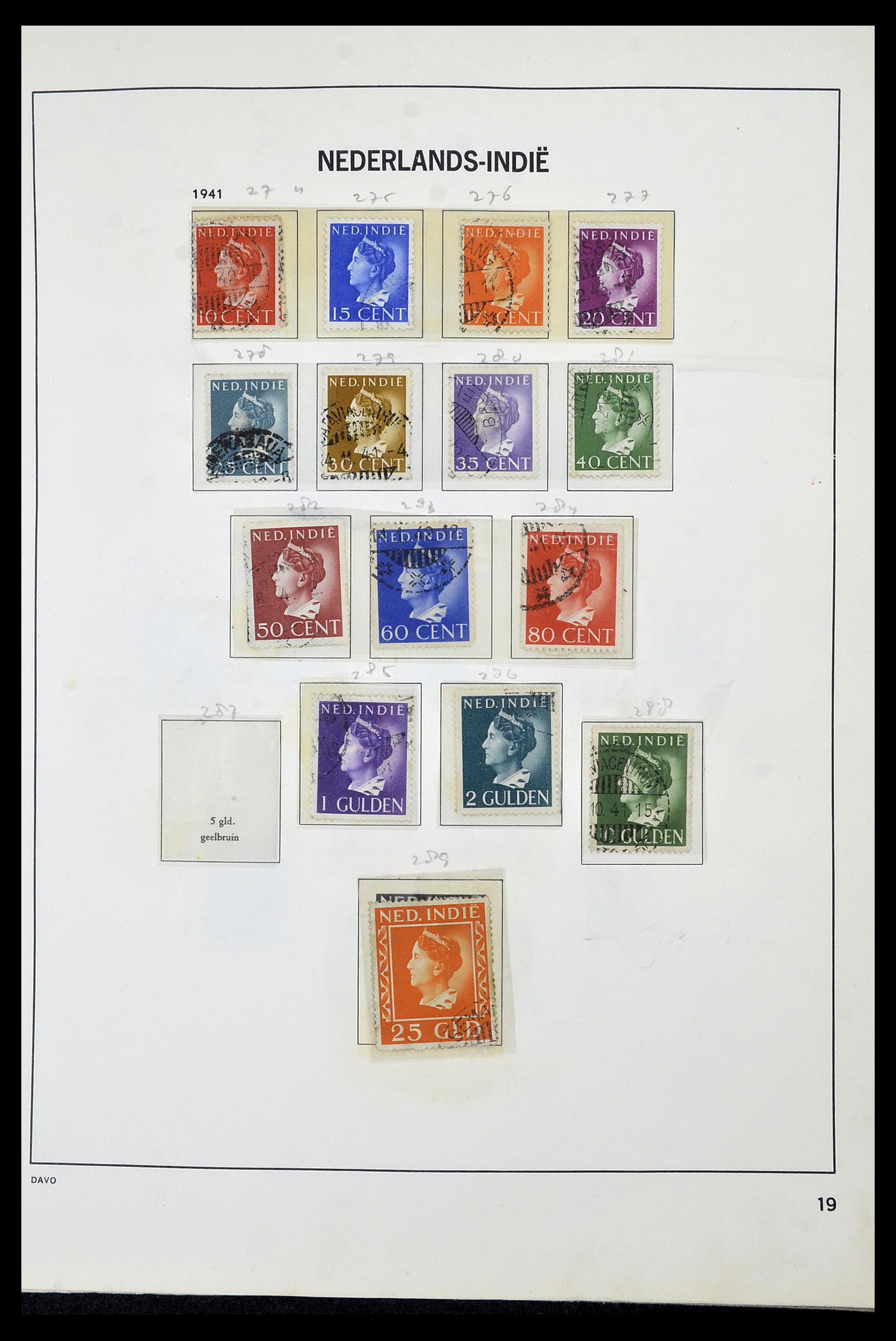 34520 019 - Postzegelverzameling 34520 Overzeese gebiedsdelen 1864-1975.