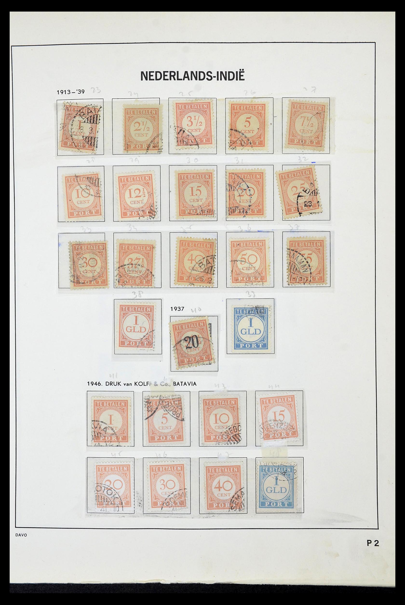 34520 027 - Postzegelverzameling 34520 Overzeese gebiedsdelen 1864-1975.