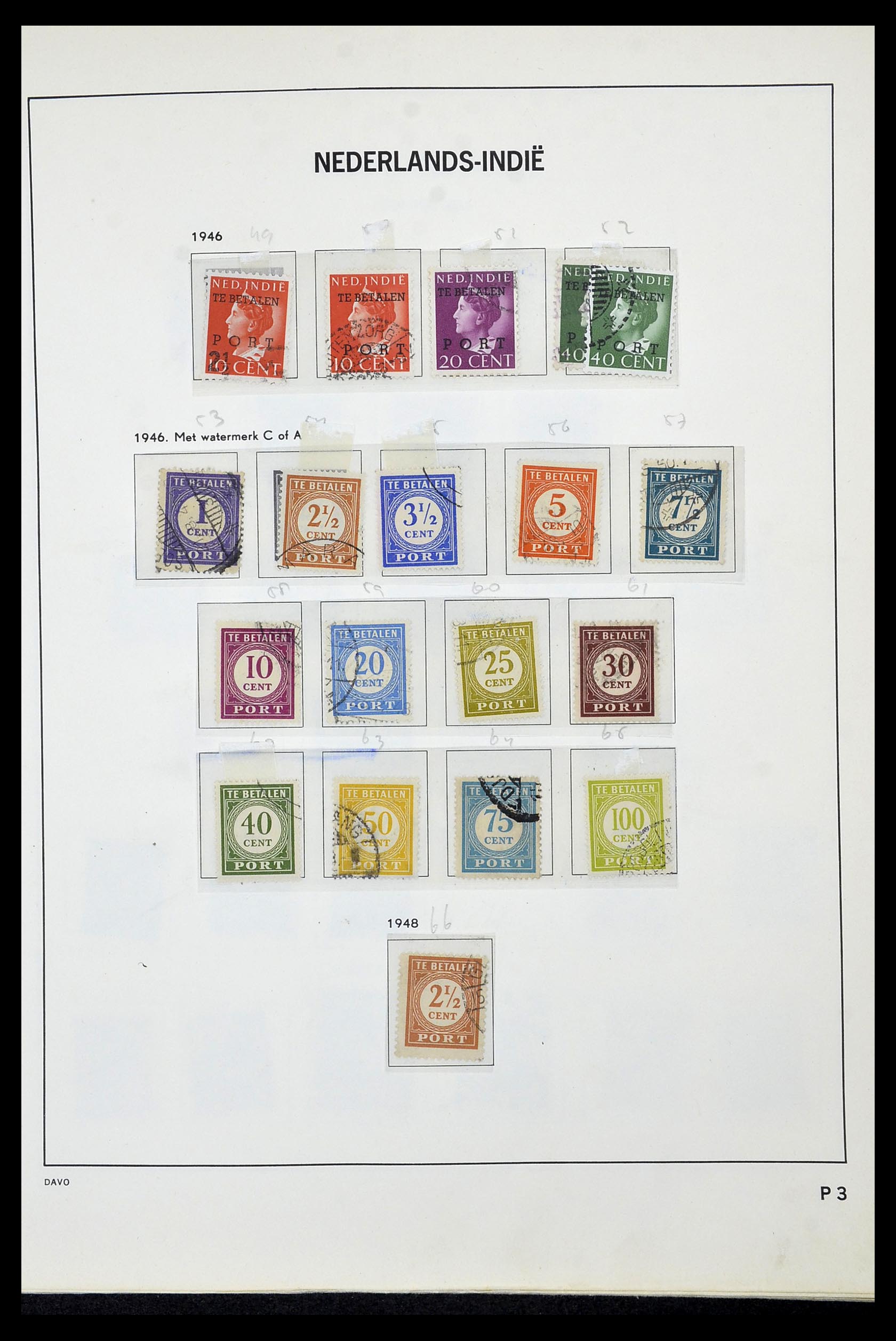 34520 028 - Postzegelverzameling 34520 Overzeese gebiedsdelen 1864-1975.