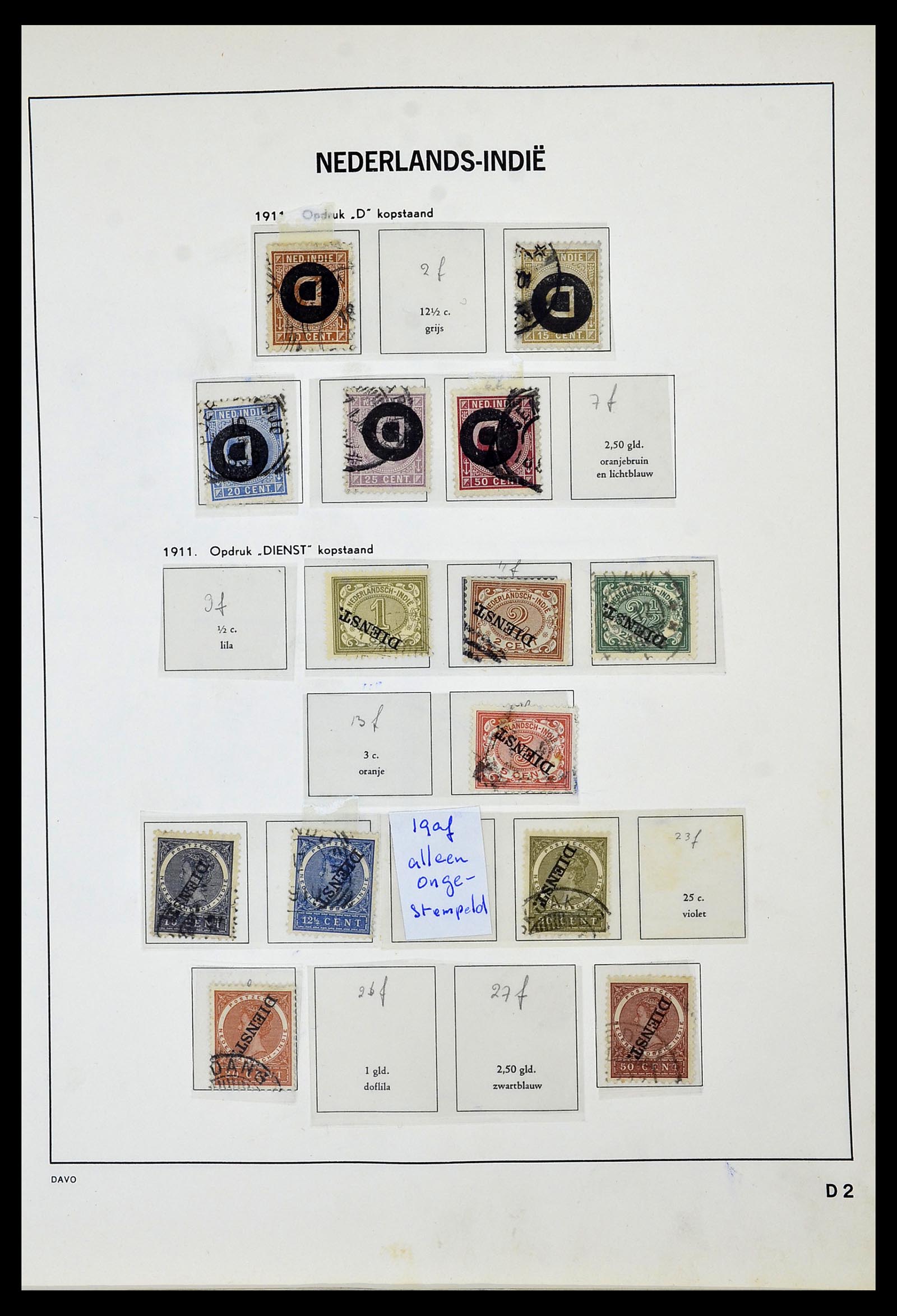 34520 031 - Postzegelverzameling 34520 Overzeese gebiedsdelen 1864-1975.