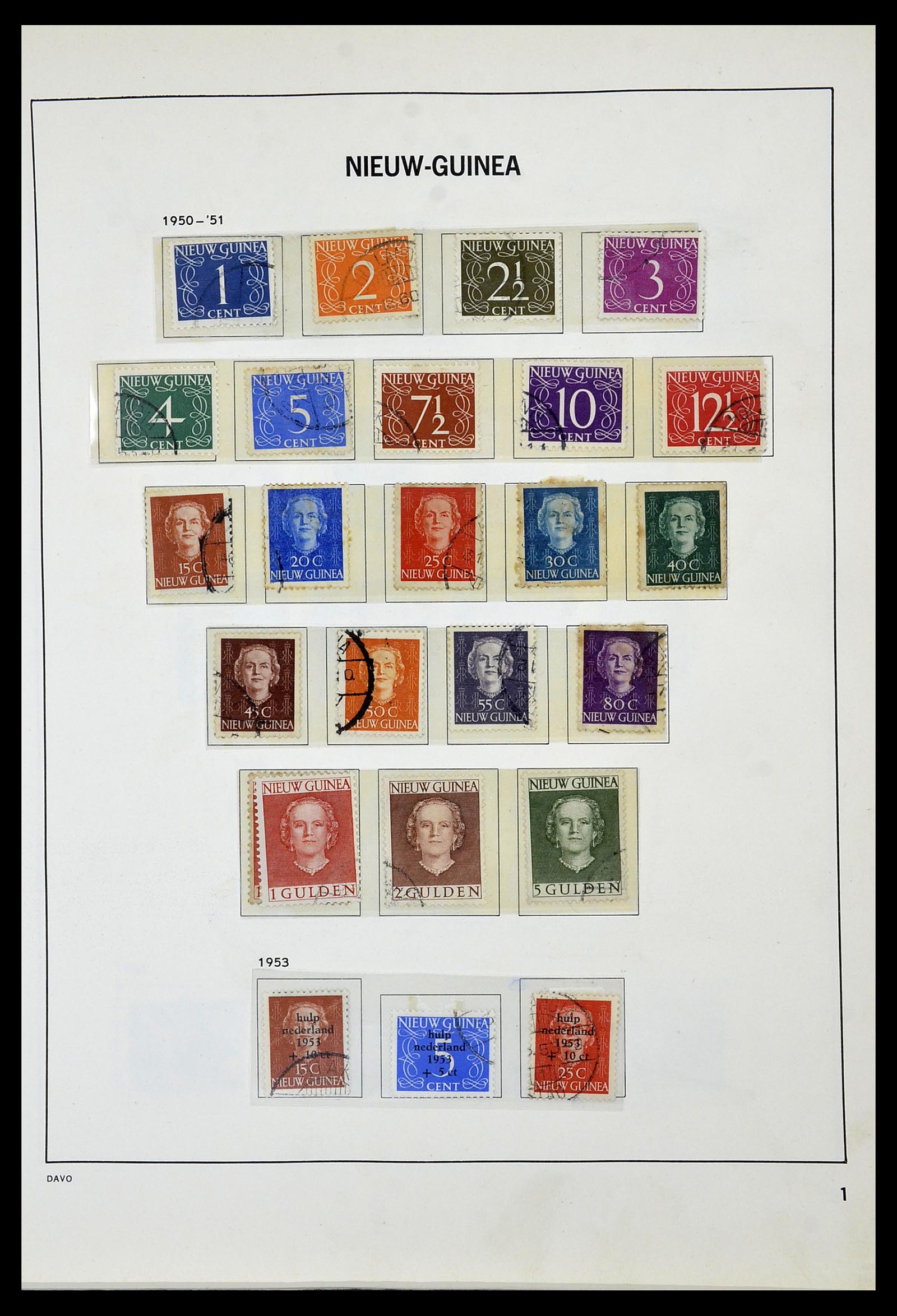 34520 034 - Postzegelverzameling 34520 Overzeese gebiedsdelen 1864-1975.