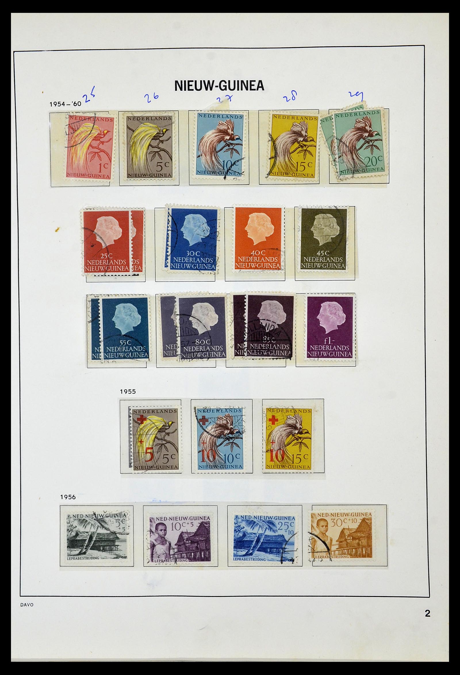 34520 035 - Postzegelverzameling 34520 Overzeese gebiedsdelen 1864-1975.