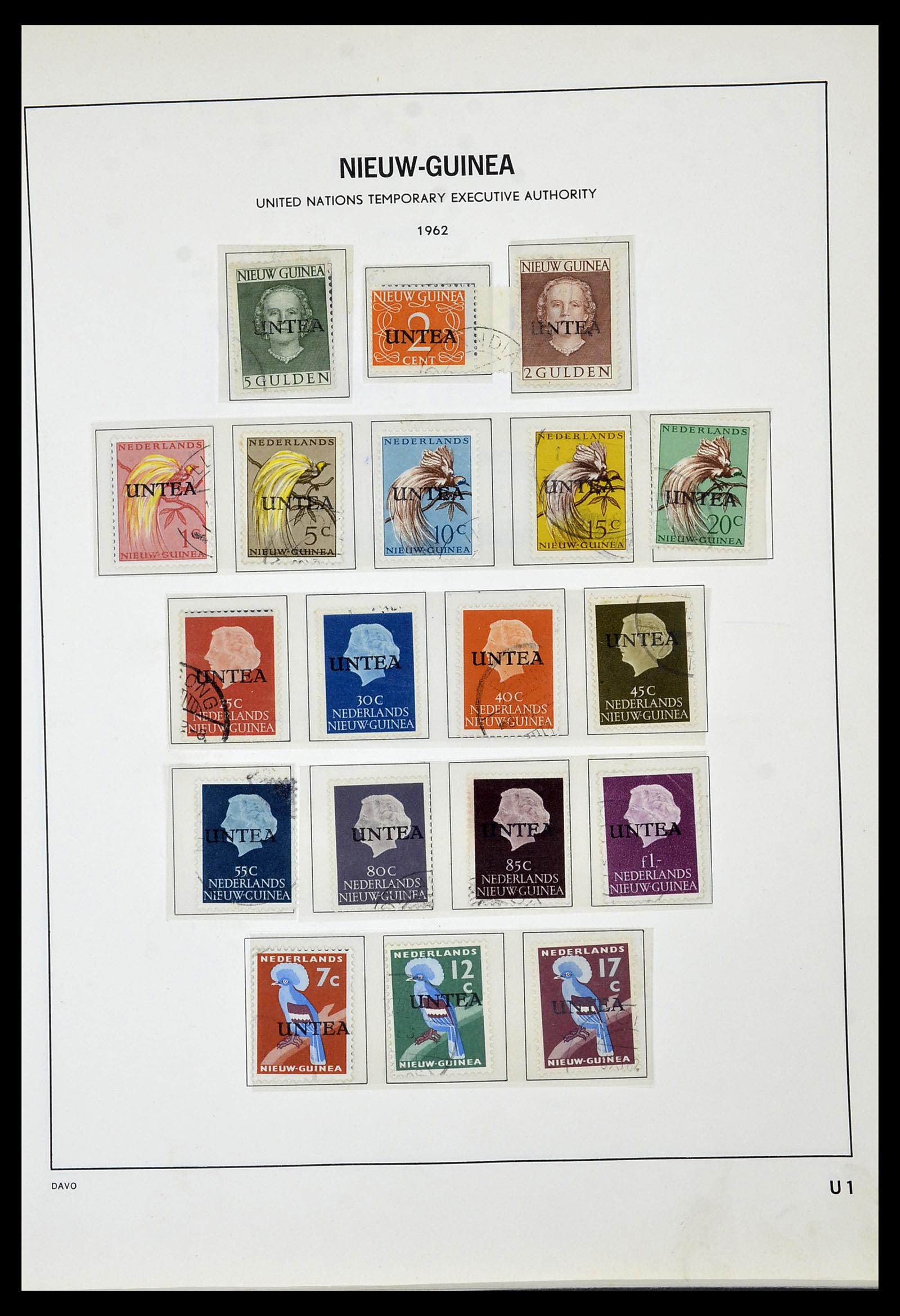 34520 039 - Postzegelverzameling 34520 Overzeese gebiedsdelen 1864-1975.