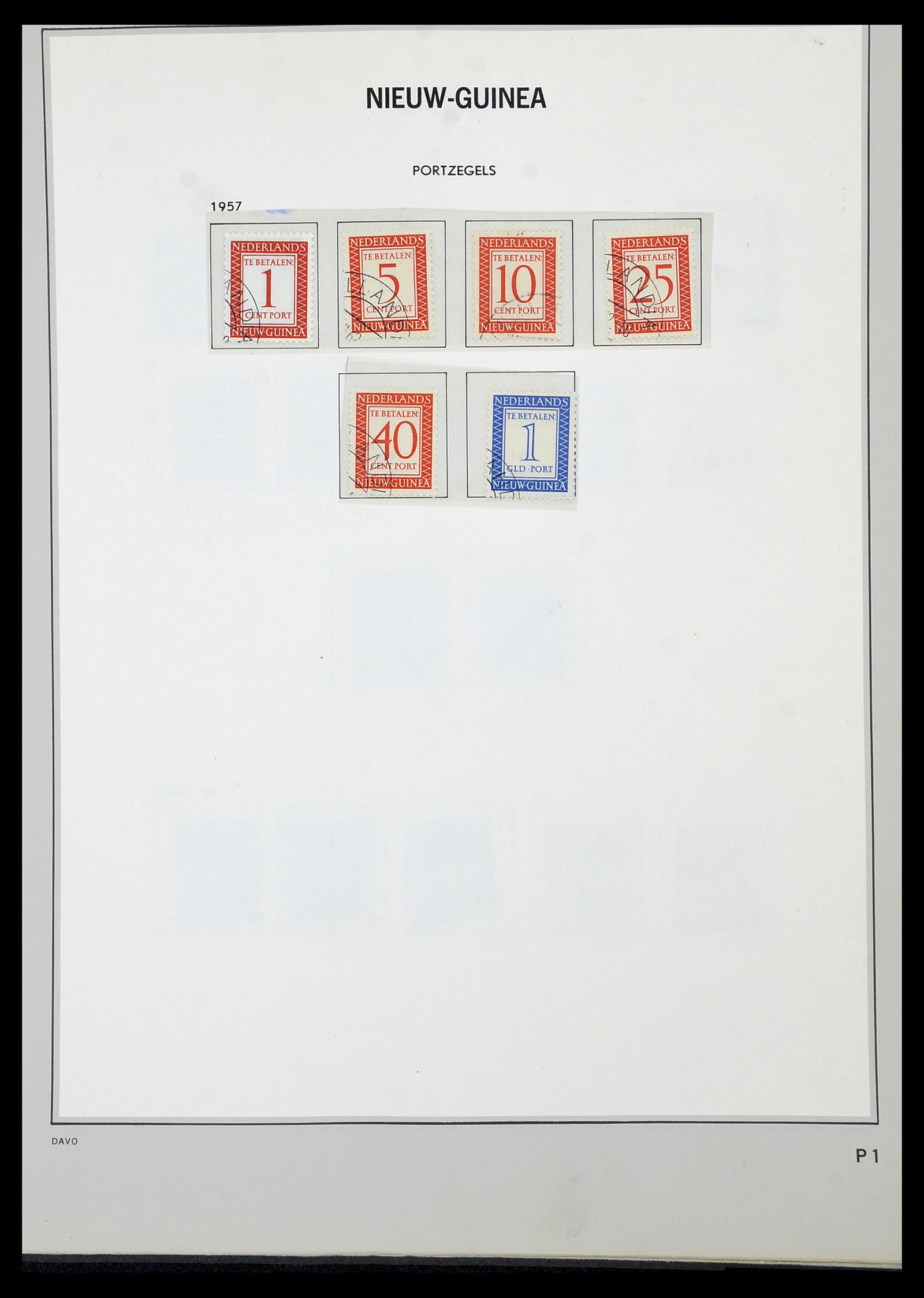 34520 040 - Postzegelverzameling 34520 Overzeese gebiedsdelen 1864-1975.