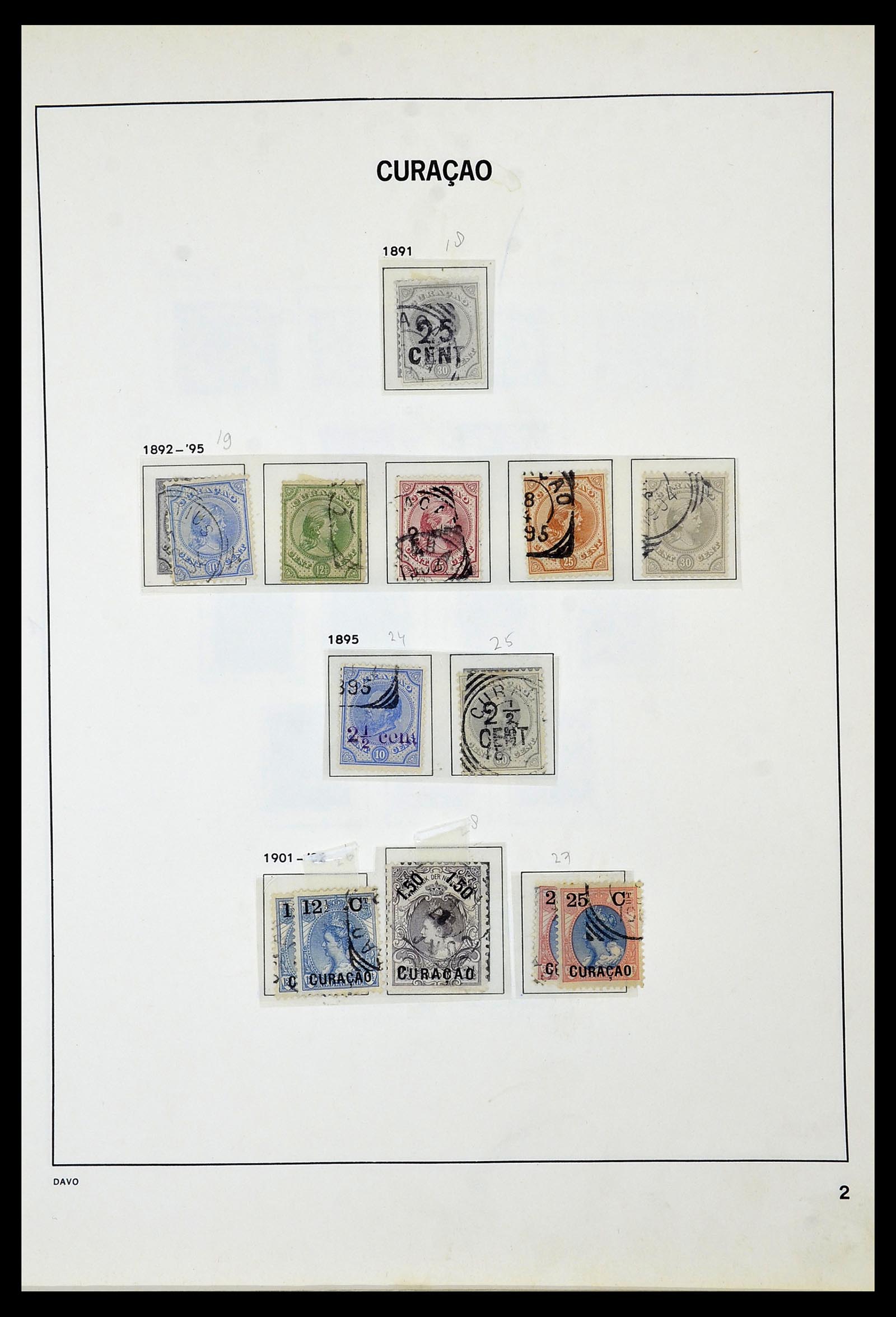 34520 042 - Postzegelverzameling 34520 Overzeese gebiedsdelen 1864-1975.