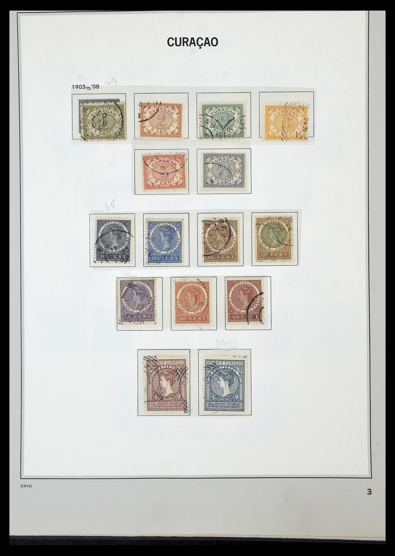34520 043 - Postzegelverzameling 34520 Overzeese gebiedsdelen 1864-1975.