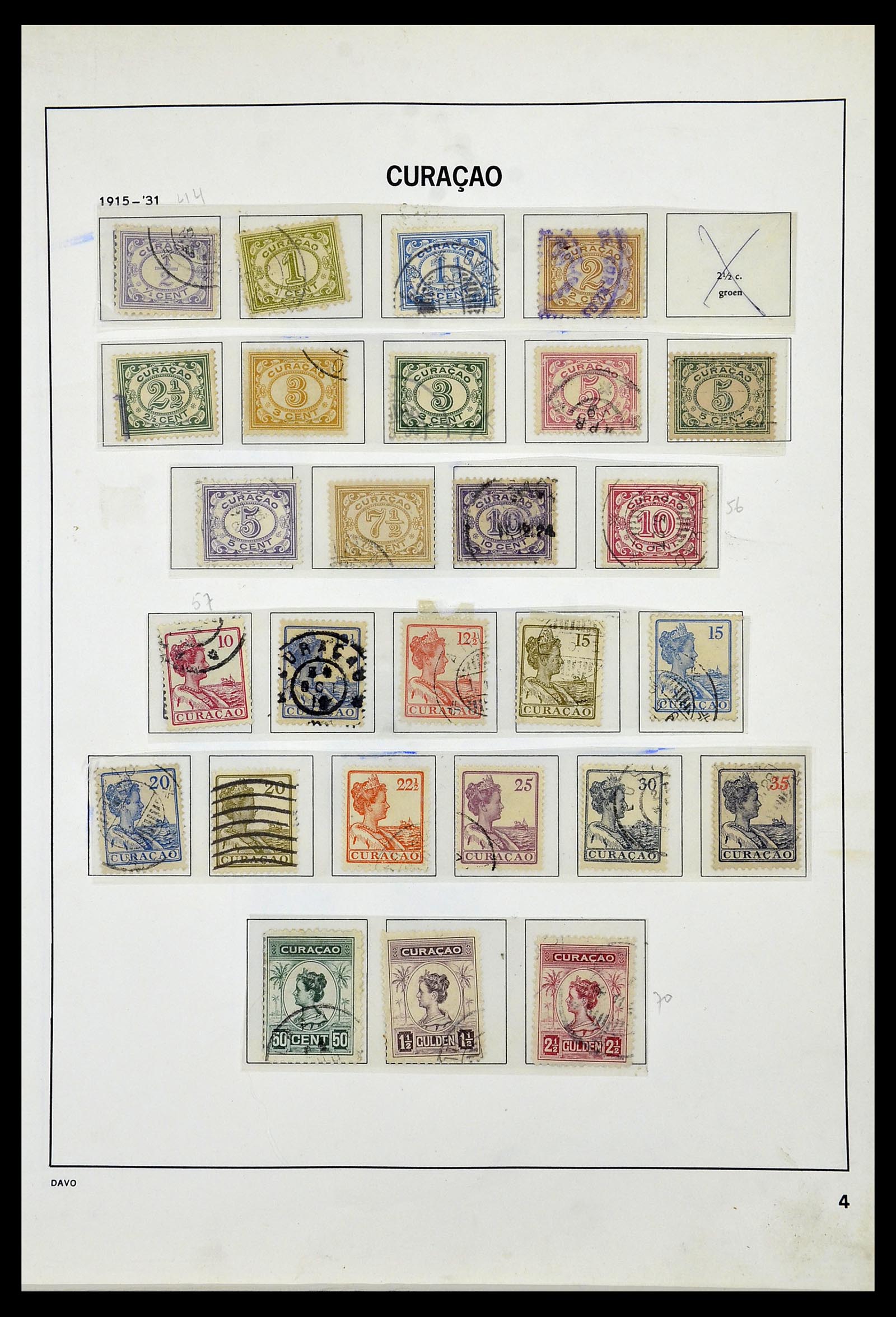 34520 044 - Postzegelverzameling 34520 Overzeese gebiedsdelen 1864-1975.