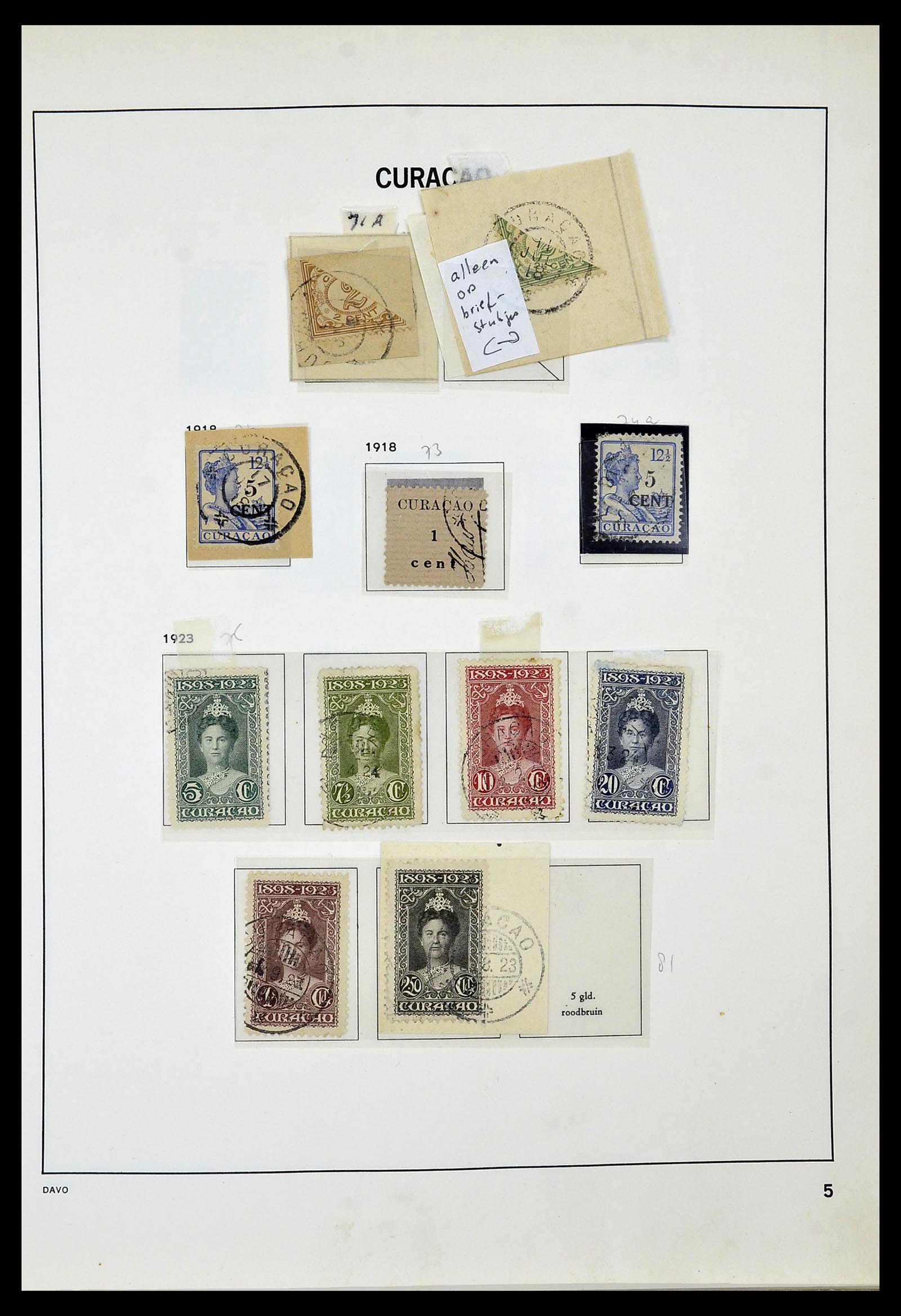 34520 045 - Stamp Collection 34520 Dutch territories 1864-1975.