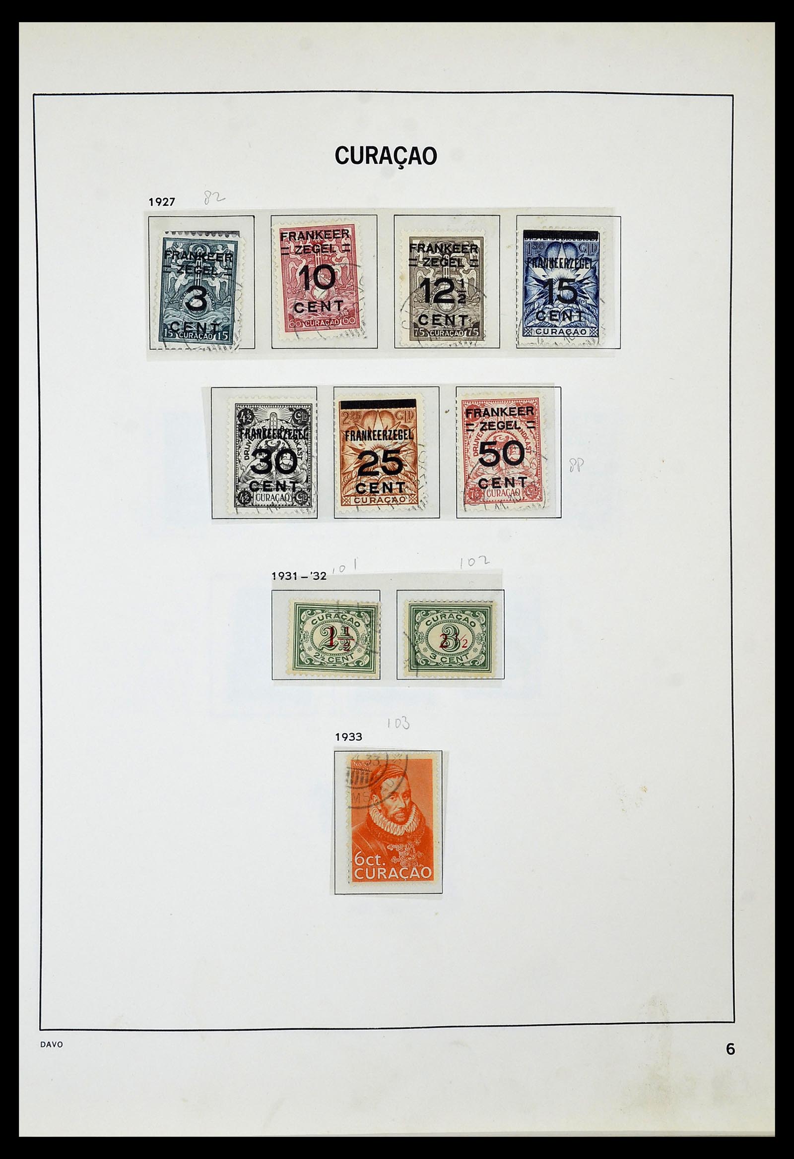 34520 046 - Stamp Collection 34520 Dutch territories 1864-1975.