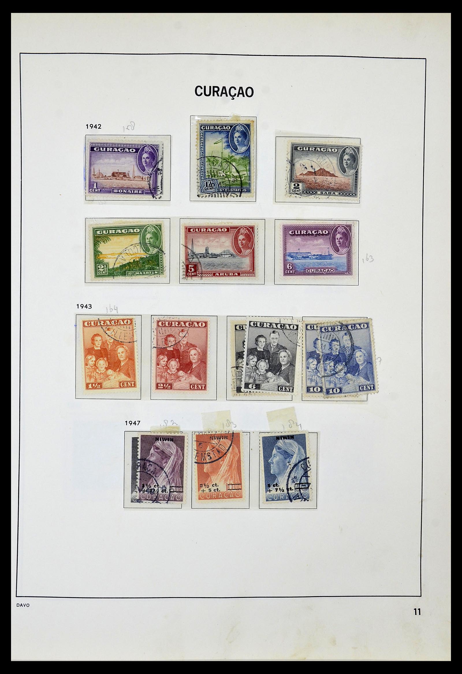 34520 051 - Postzegelverzameling 34520 Overzeese gebiedsdelen 1864-1975.