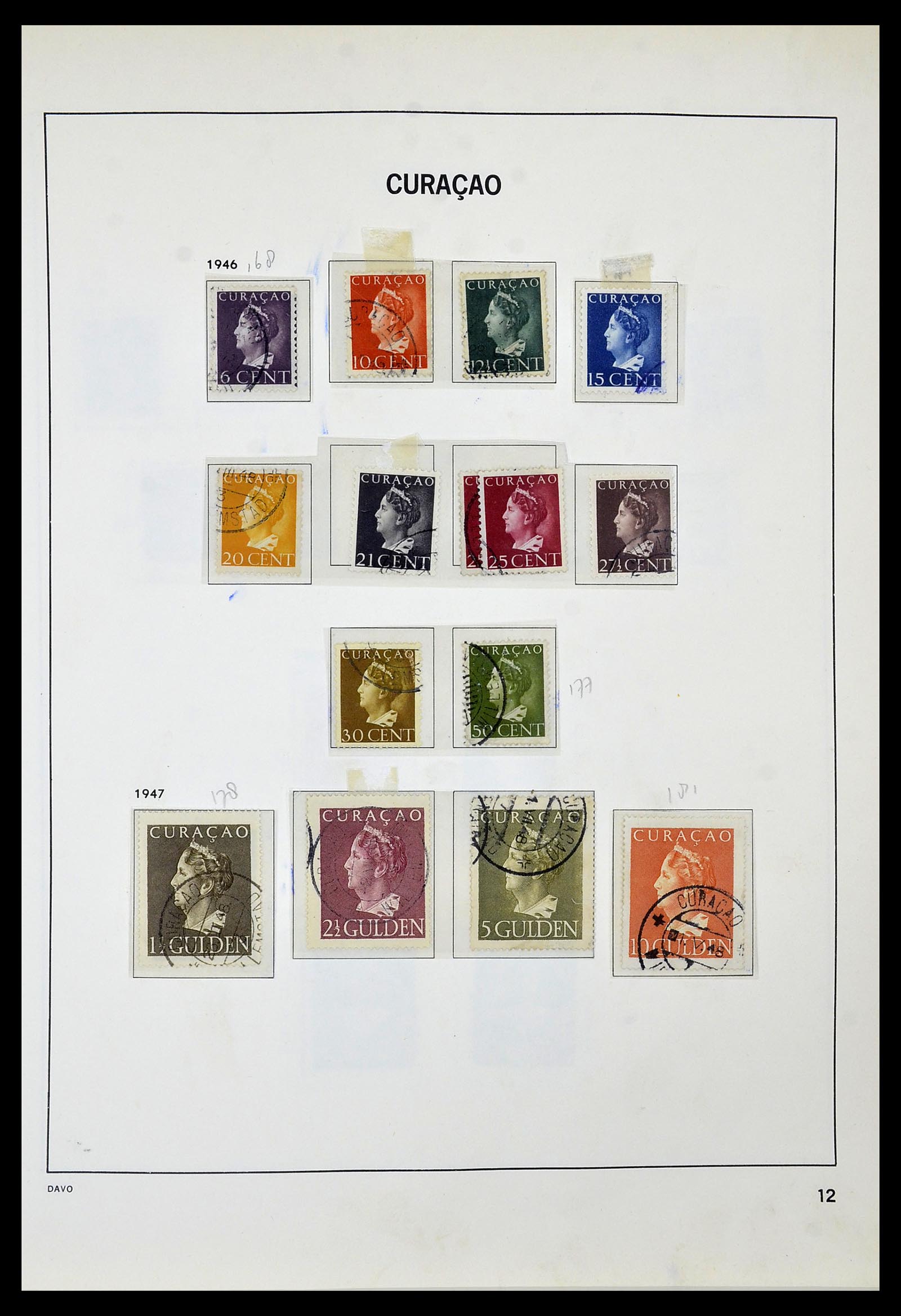 34520 052 - Postzegelverzameling 34520 Overzeese gebiedsdelen 1864-1975.